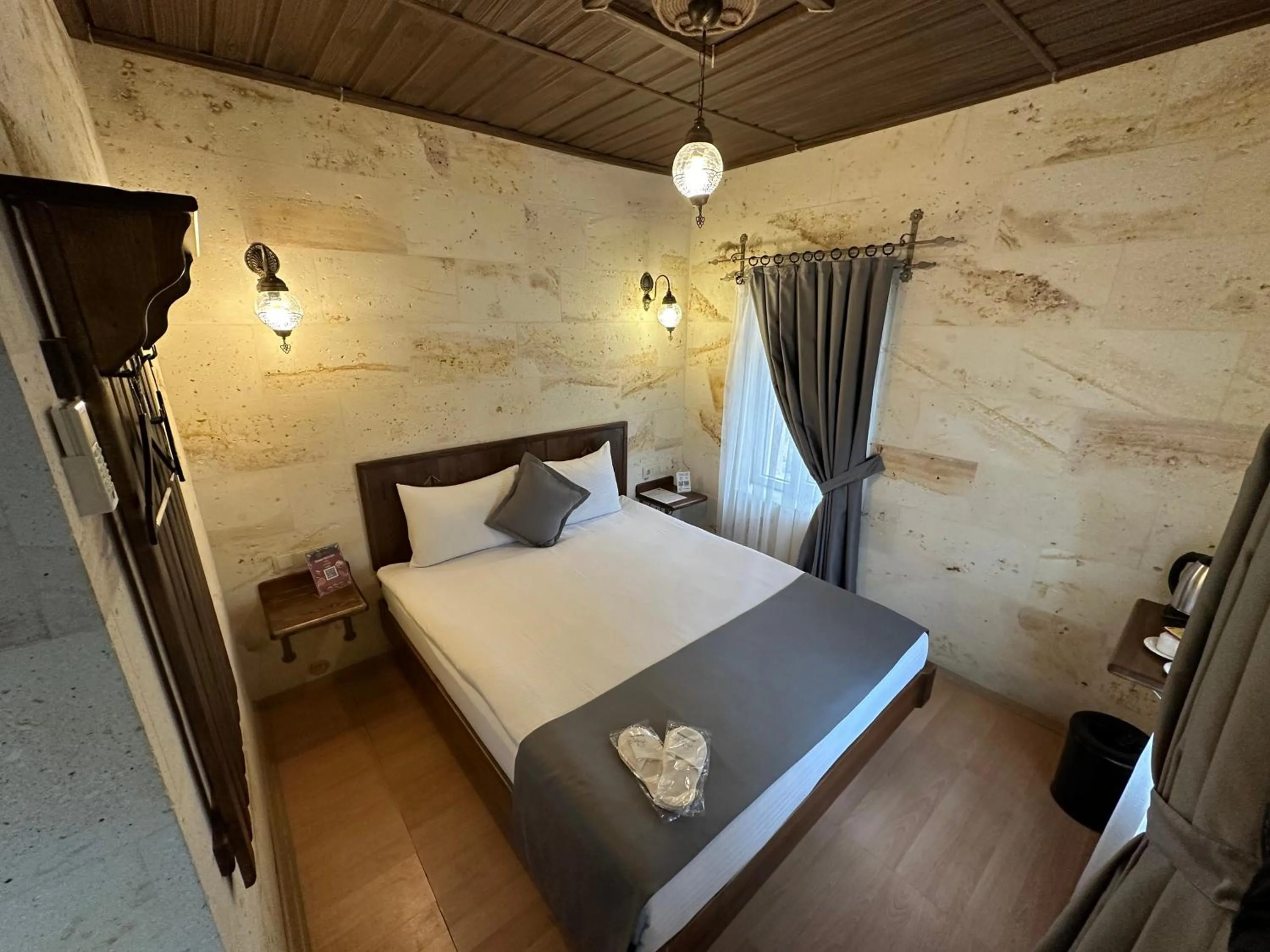 Bed in Virtus Cappadocia Hotel Göreme