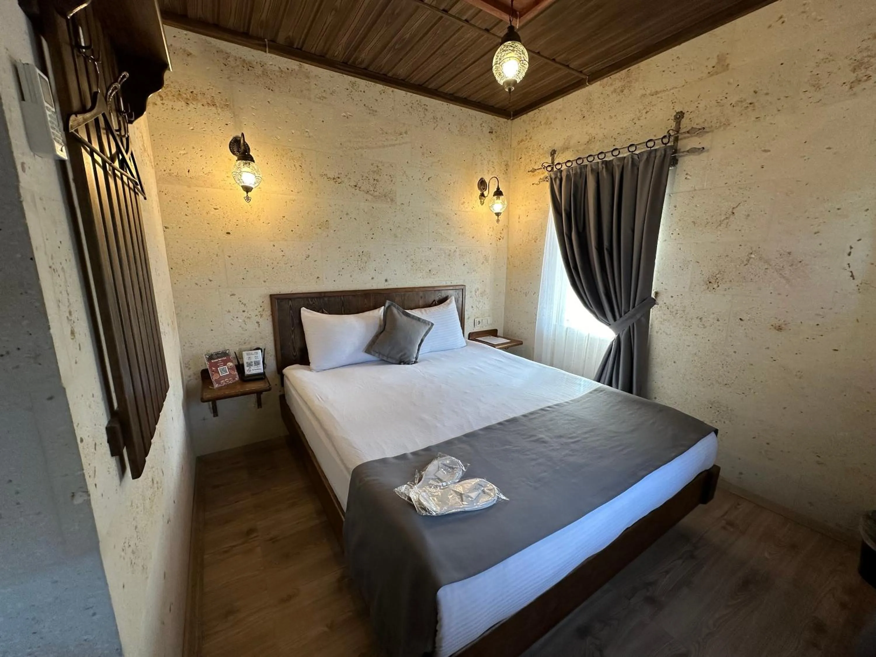 Bed in Virtus Cappadocia Hotel Göreme