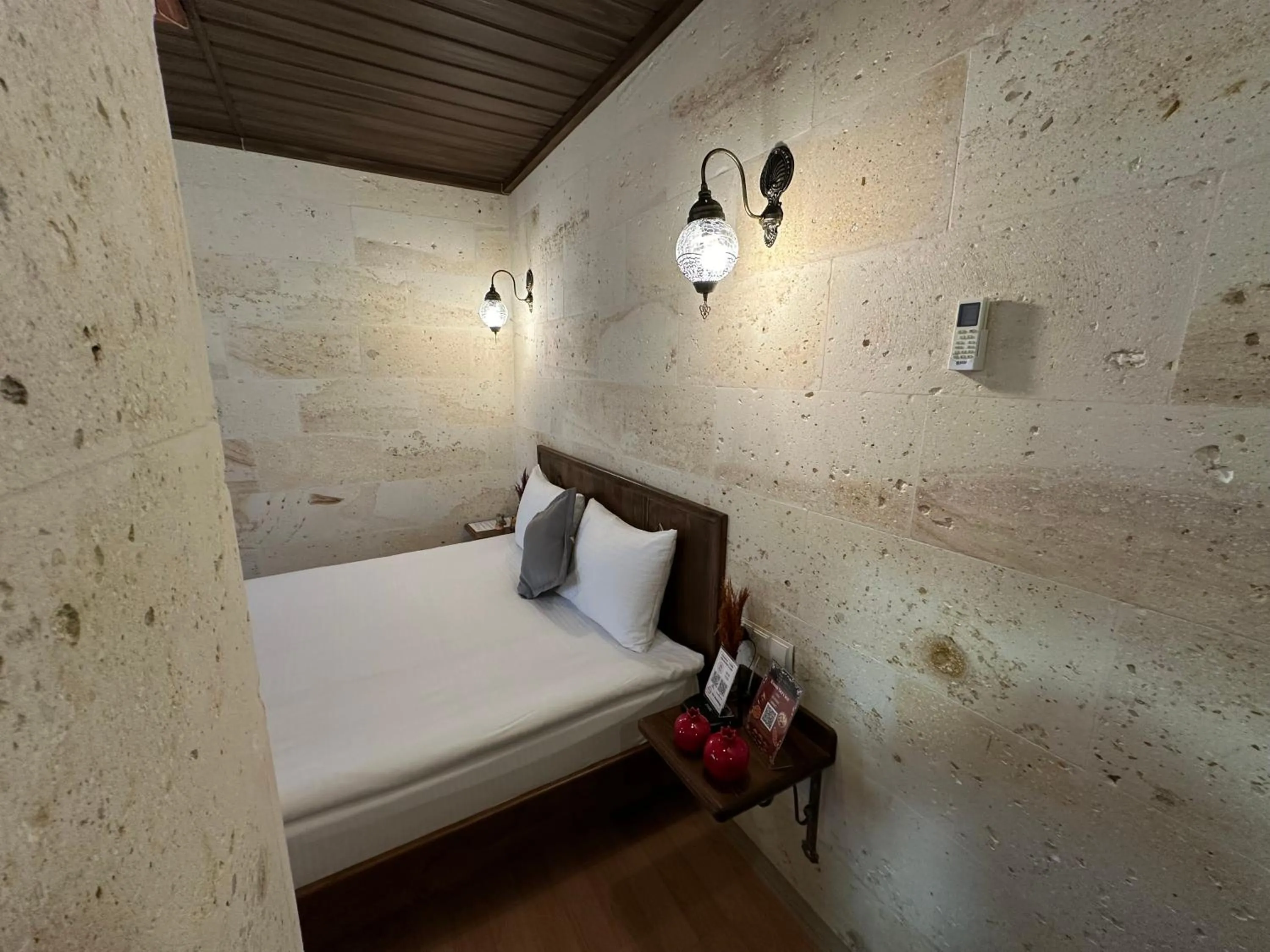 Bed in Virtus Cappadocia Hotel Göreme