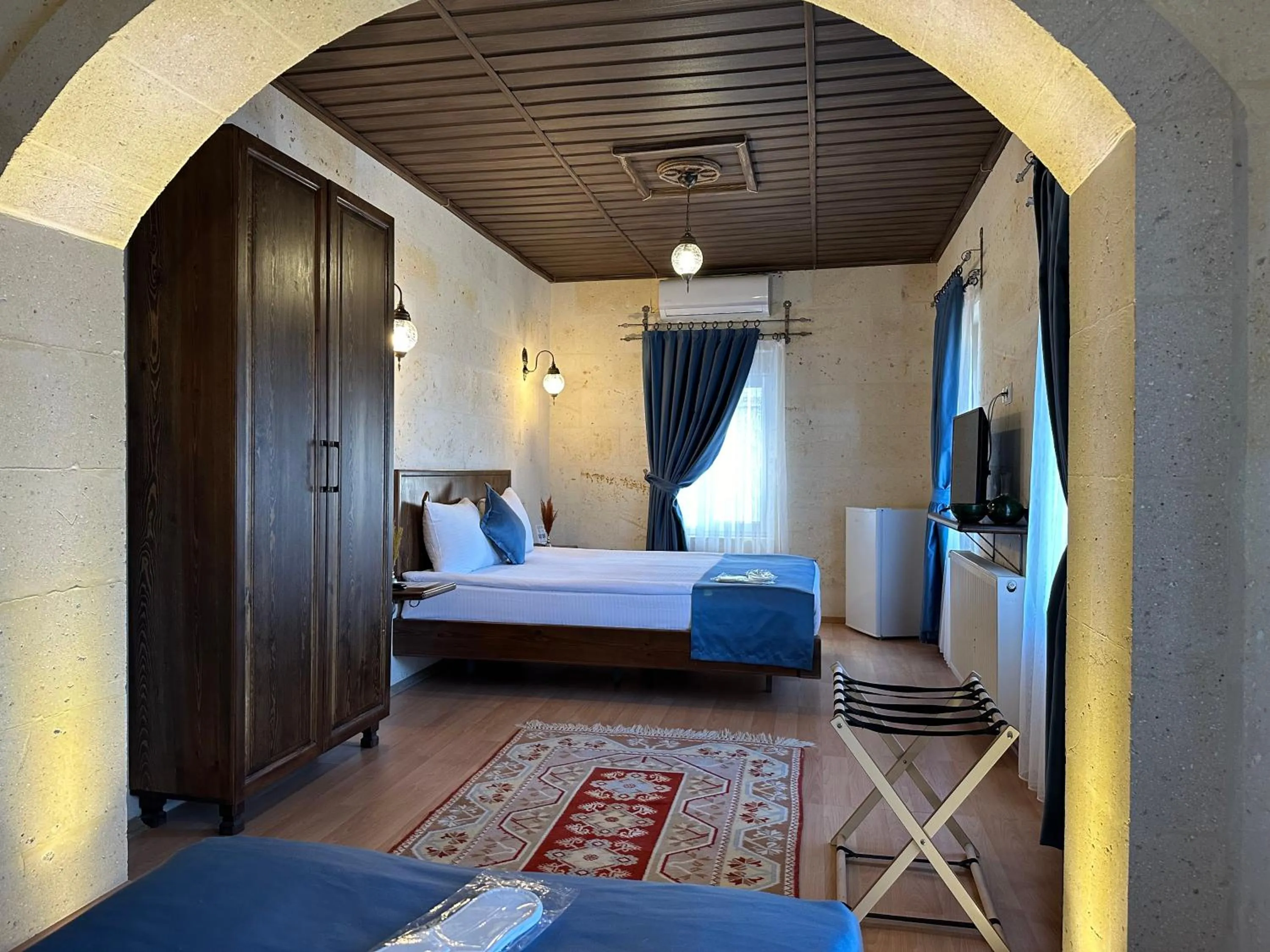 Bed in Virtus Cappadocia Hotel Göreme