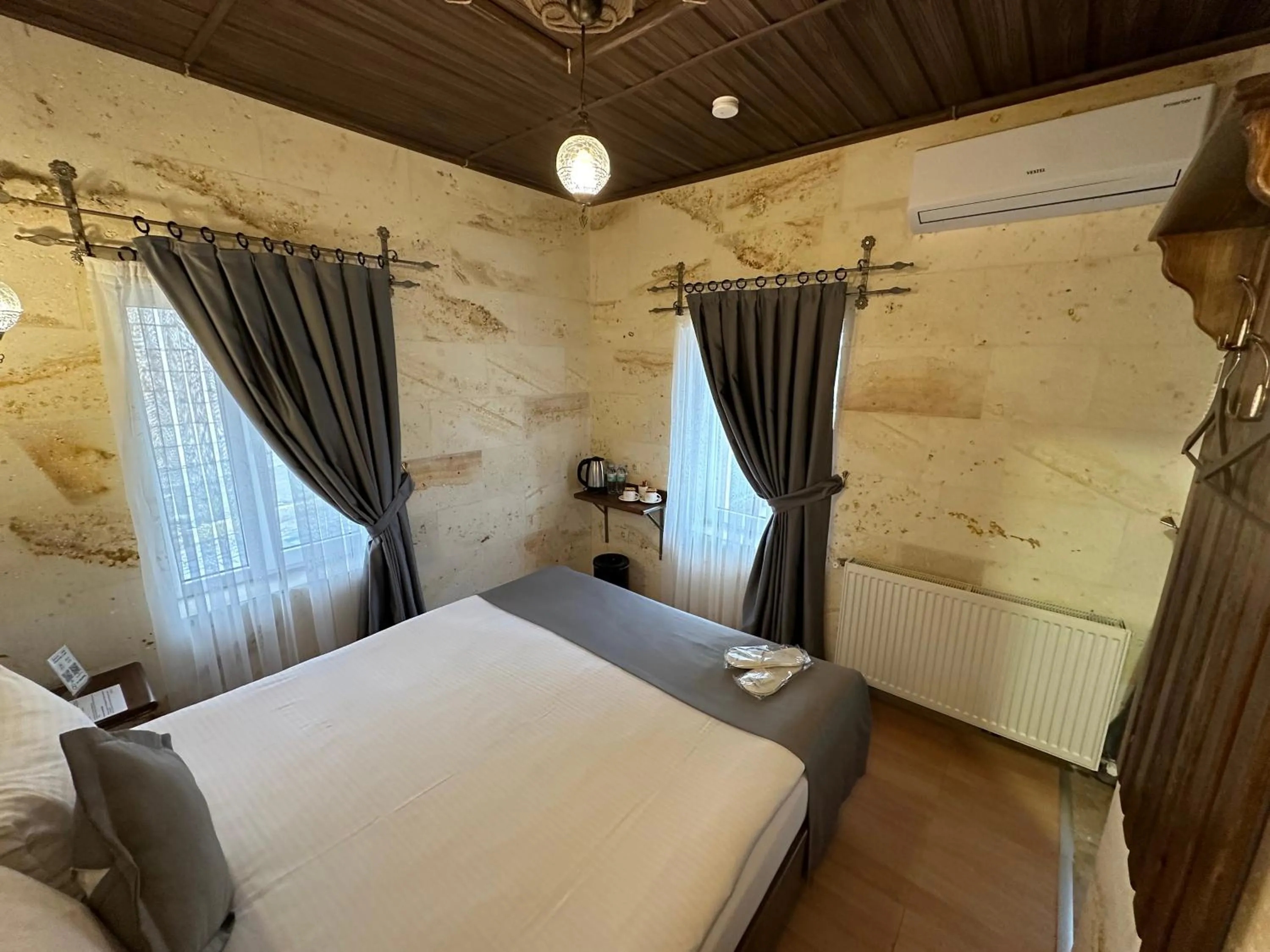 Bed in Virtus Cappadocia Hotel Göreme