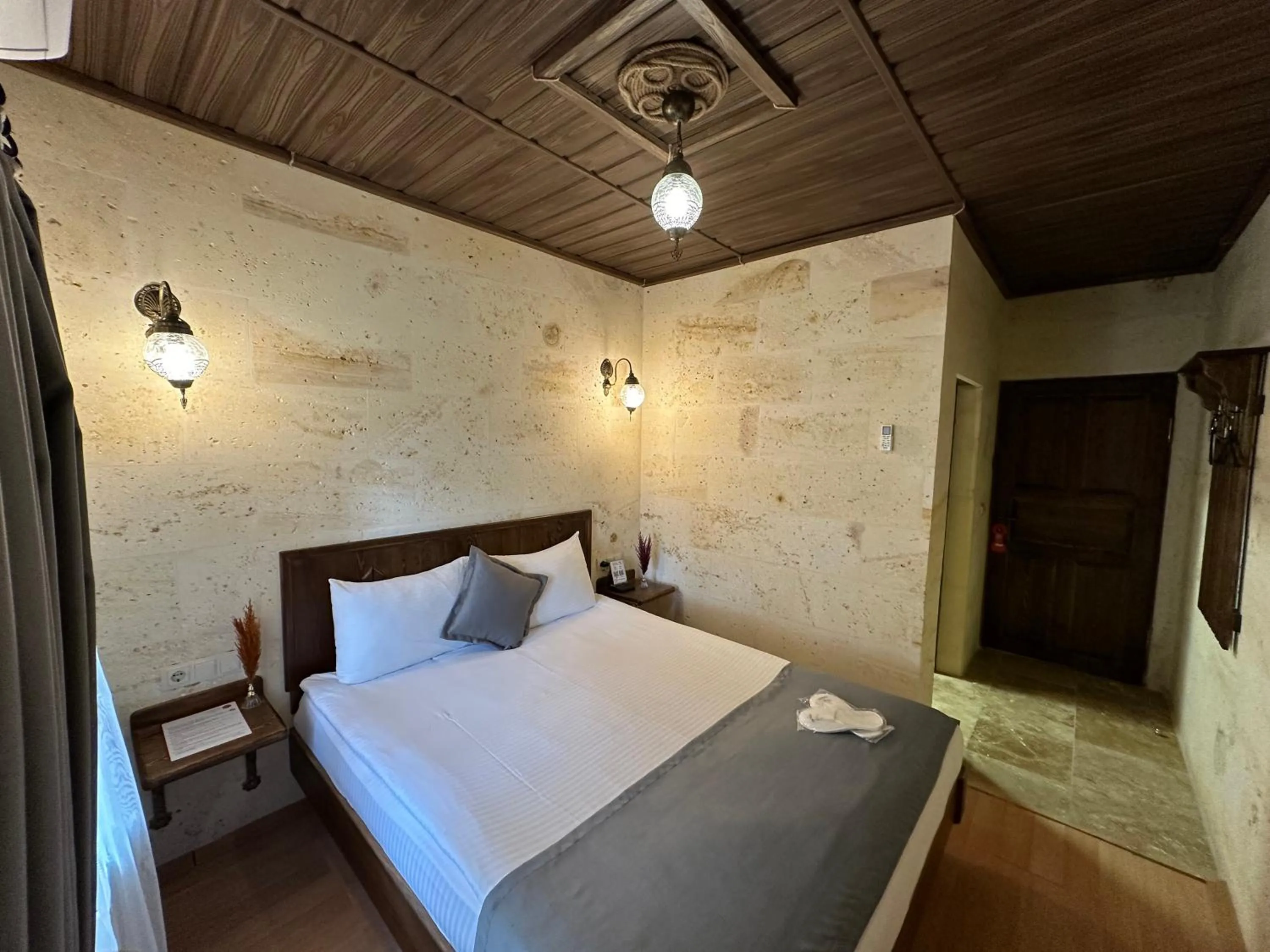 Bed in Virtus Cappadocia Hotel Göreme