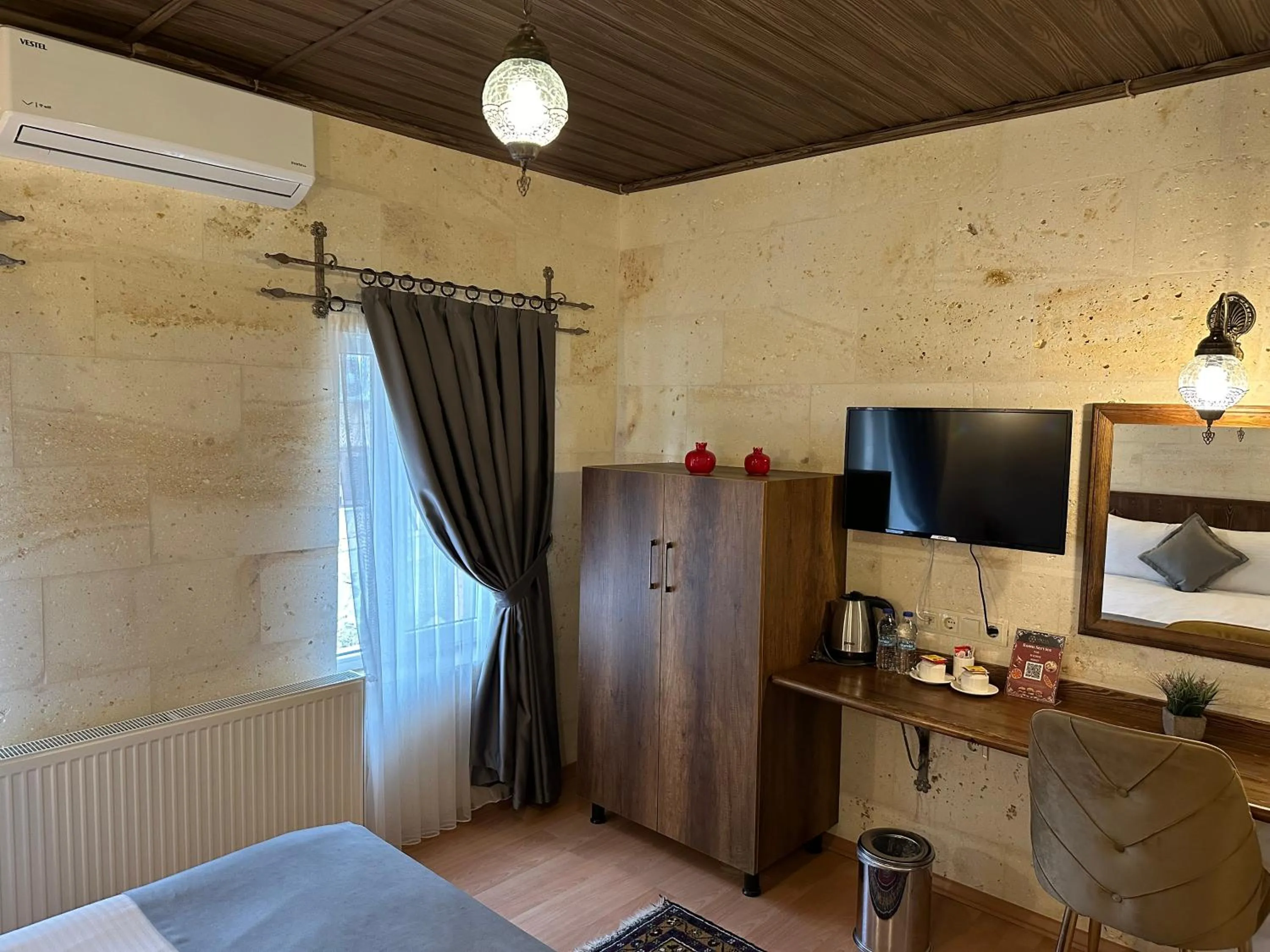 Bed in Virtus Cappadocia Hotel Göreme