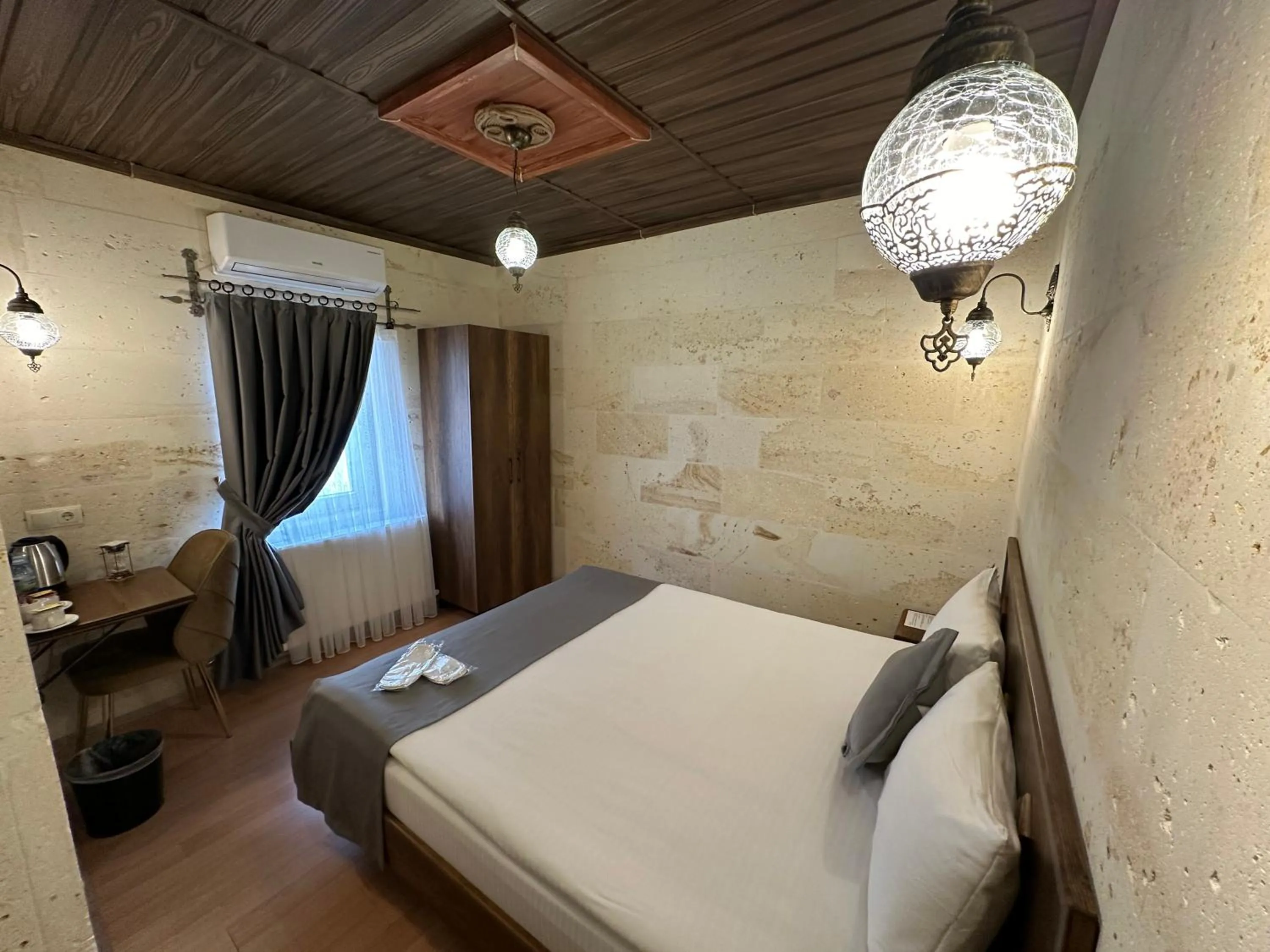 Bed in Virtus Cappadocia Hotel Göreme