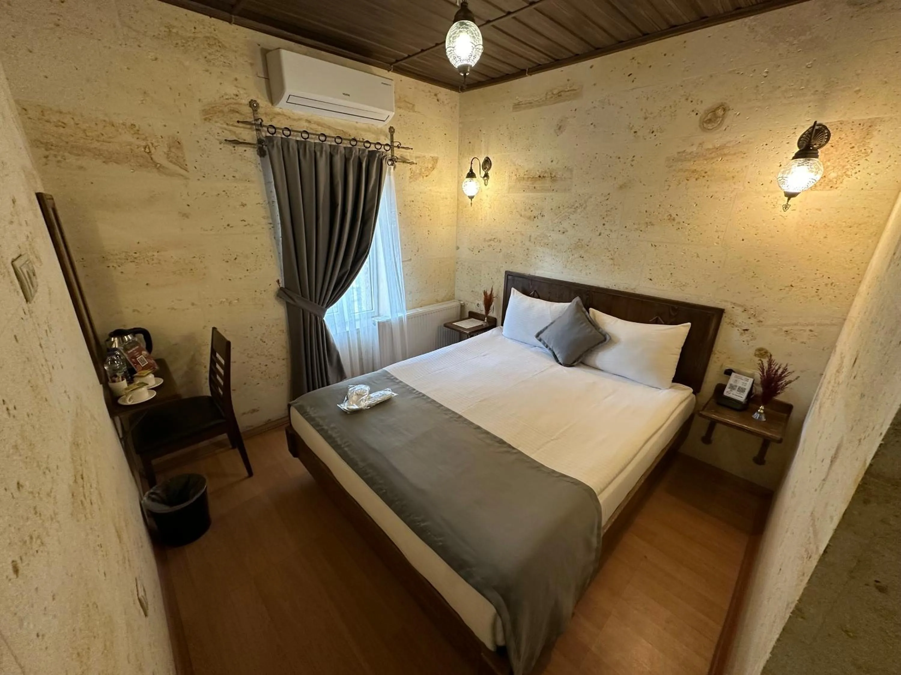 Bed in Virtus Cappadocia Hotel Göreme