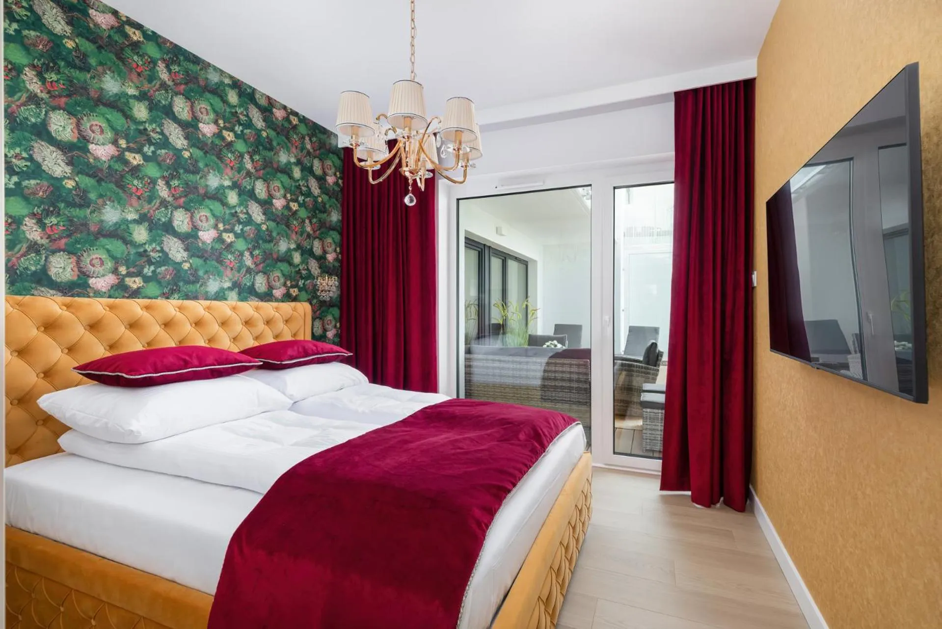 Bed in Polanki Aqua - Aquapark, Free Parking, Apartments M&M Kołobrzeg