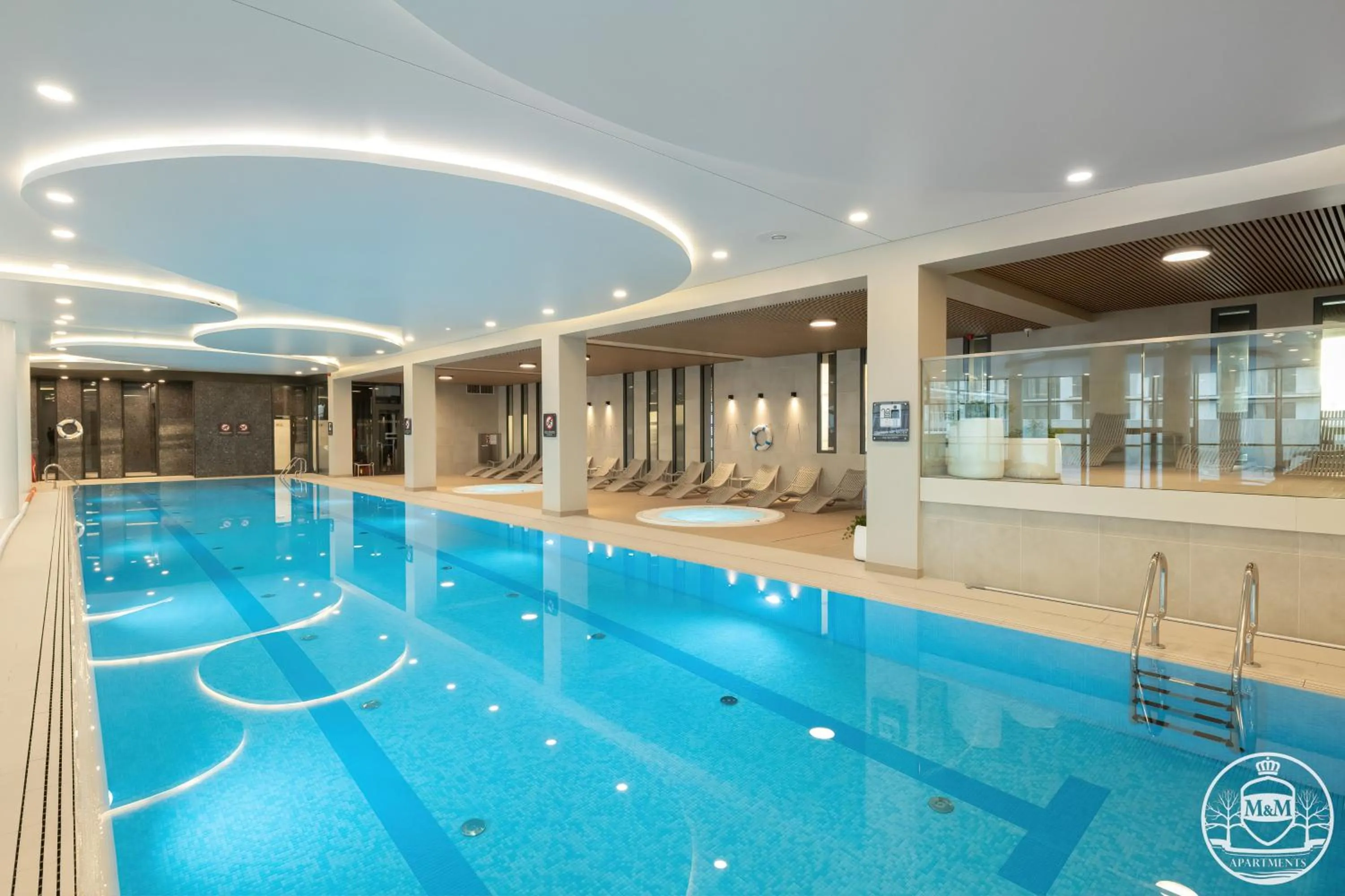 Swimming pool in Polanki Aqua - Aquapark, Free Parking, Apartments M&M Kołobrzeg