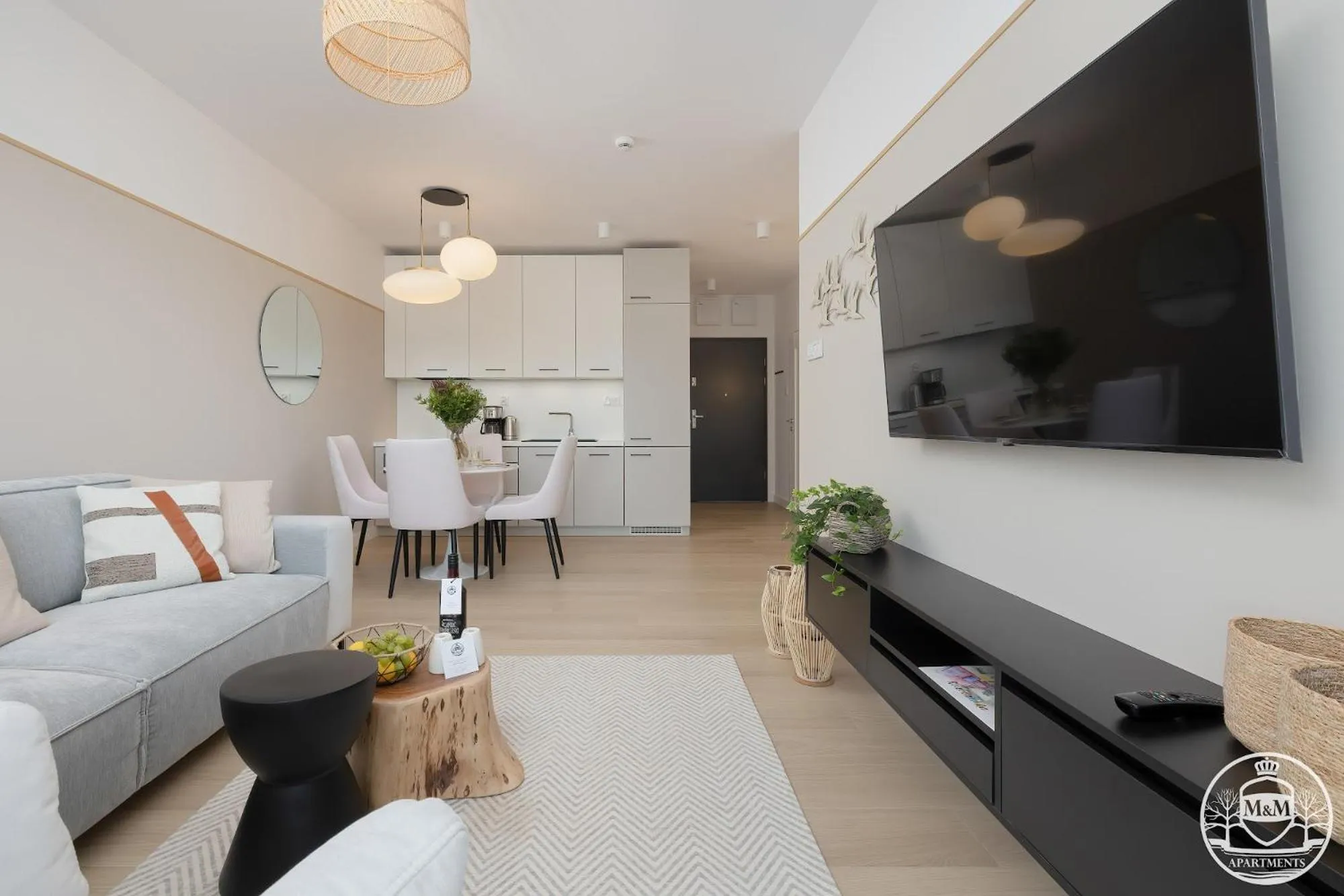 TV and multimedia in Polanki Aqua - Aquapark, Free Parking, Apartments M&M Kołobrzeg