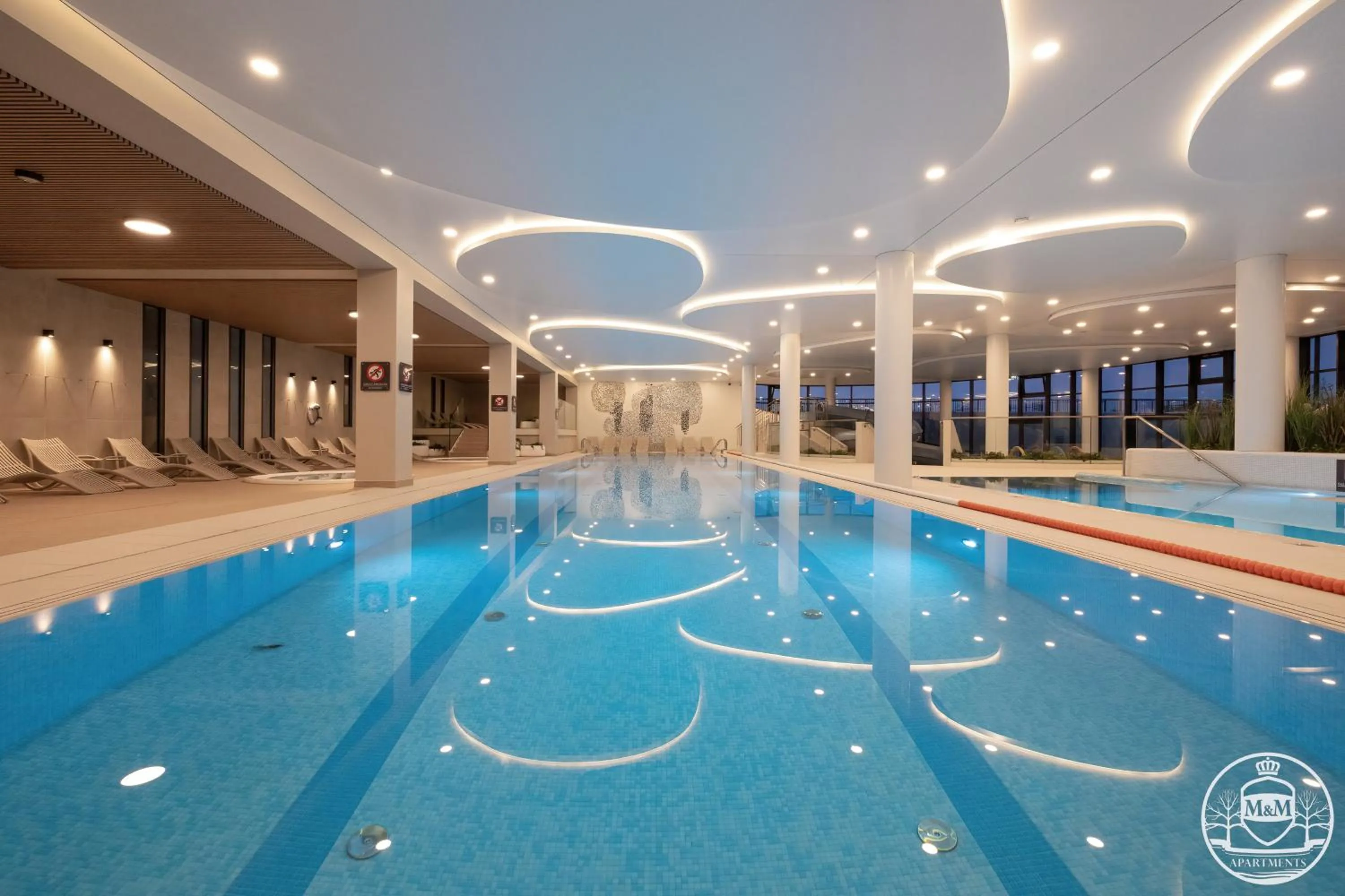 Swimming pool in Polanki Aqua - Aquapark, Free Parking, Apartments M&M Kołobrzeg