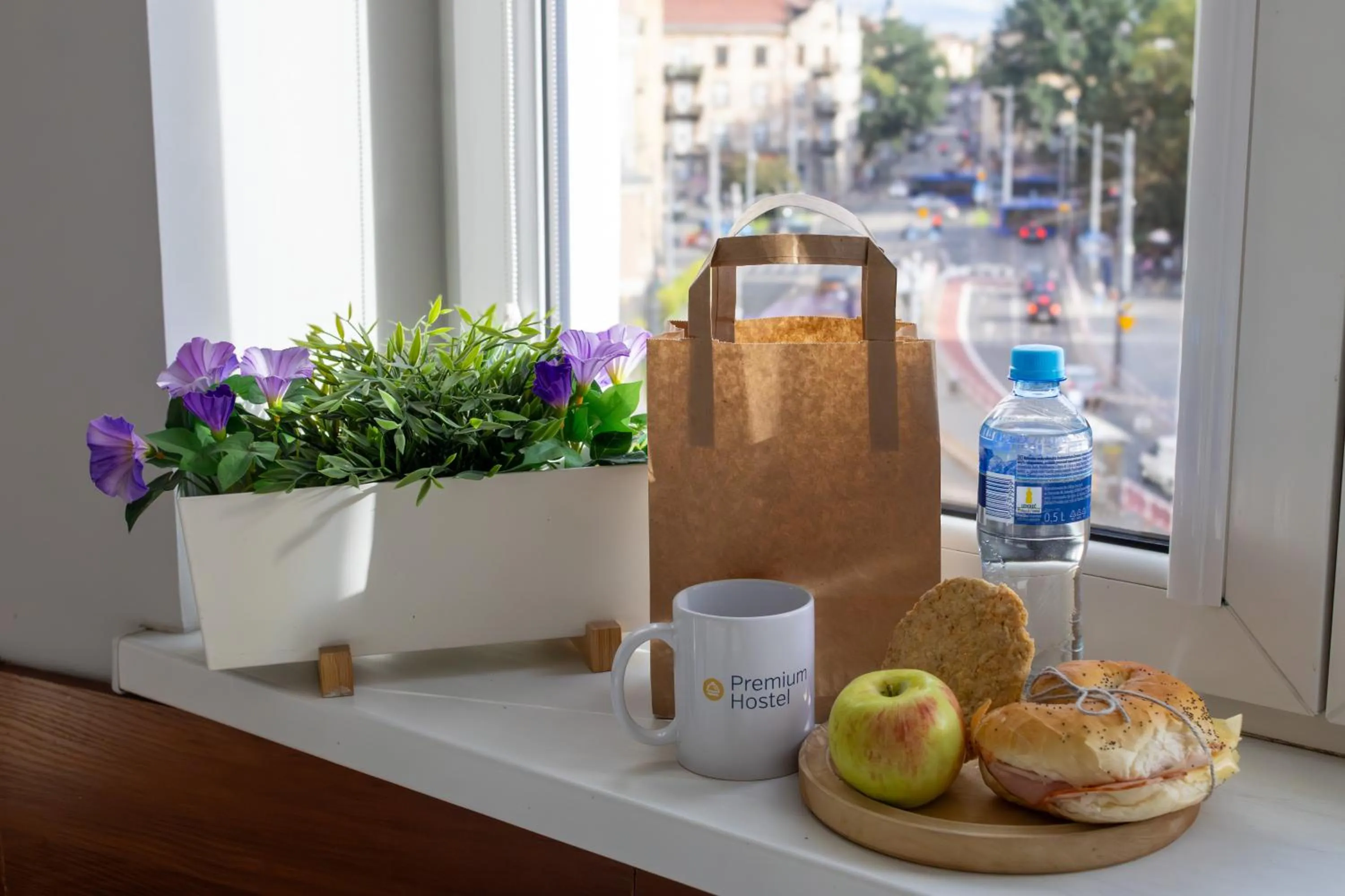 Breakfast in Premium Hostel