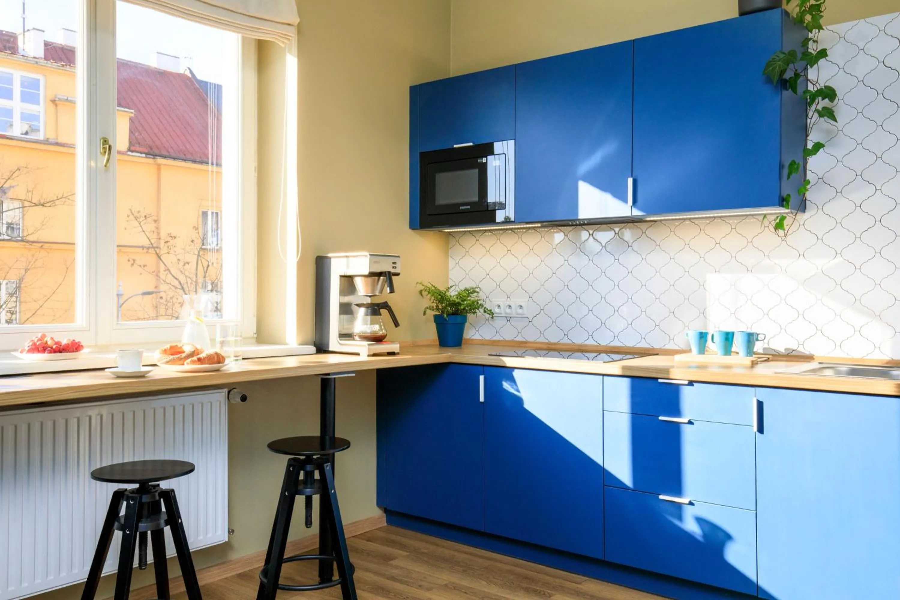 Kitchen or kitchenette in Premium Hostel