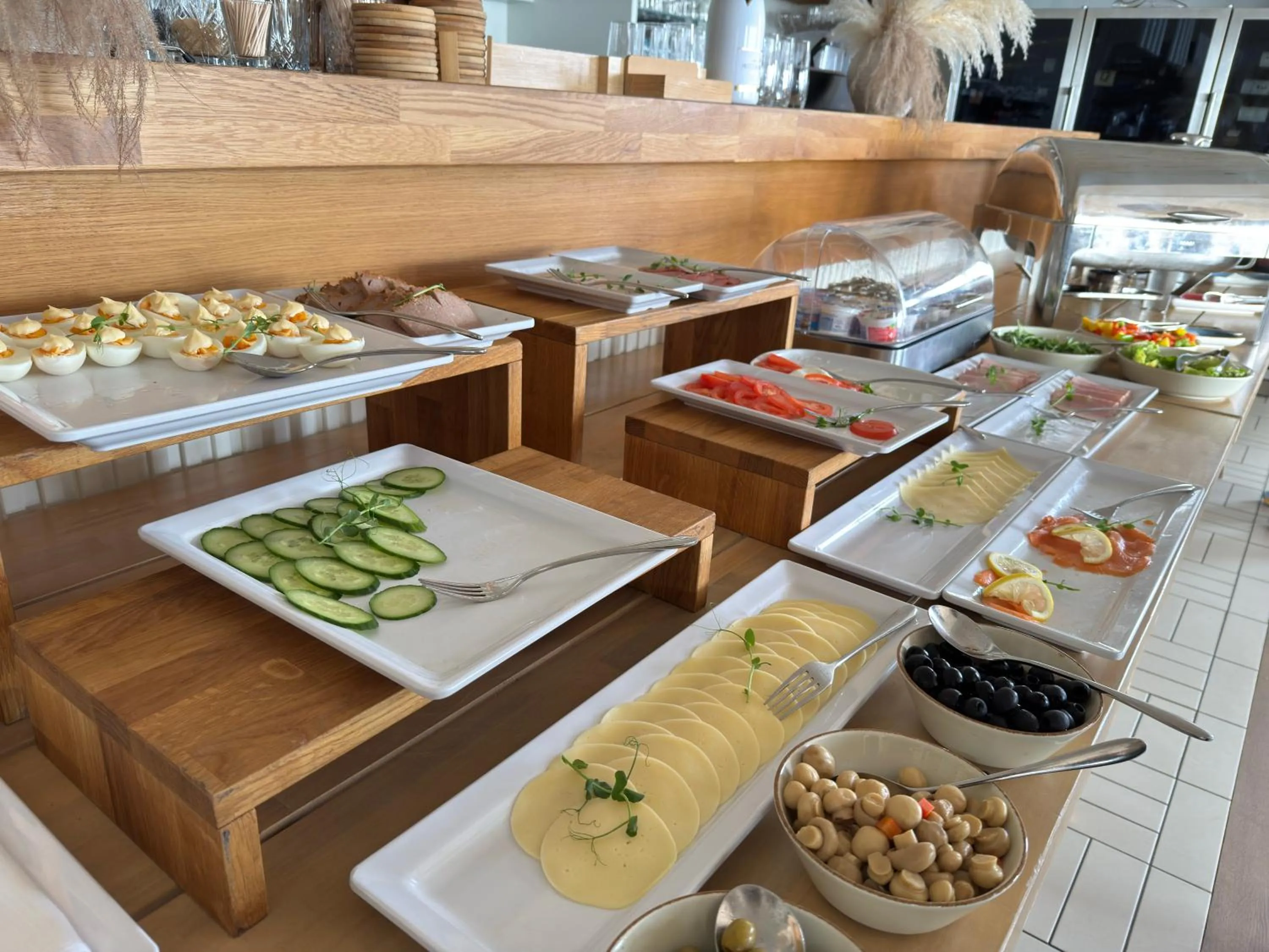 Buffet breakfast in Hotel Zhong Hua