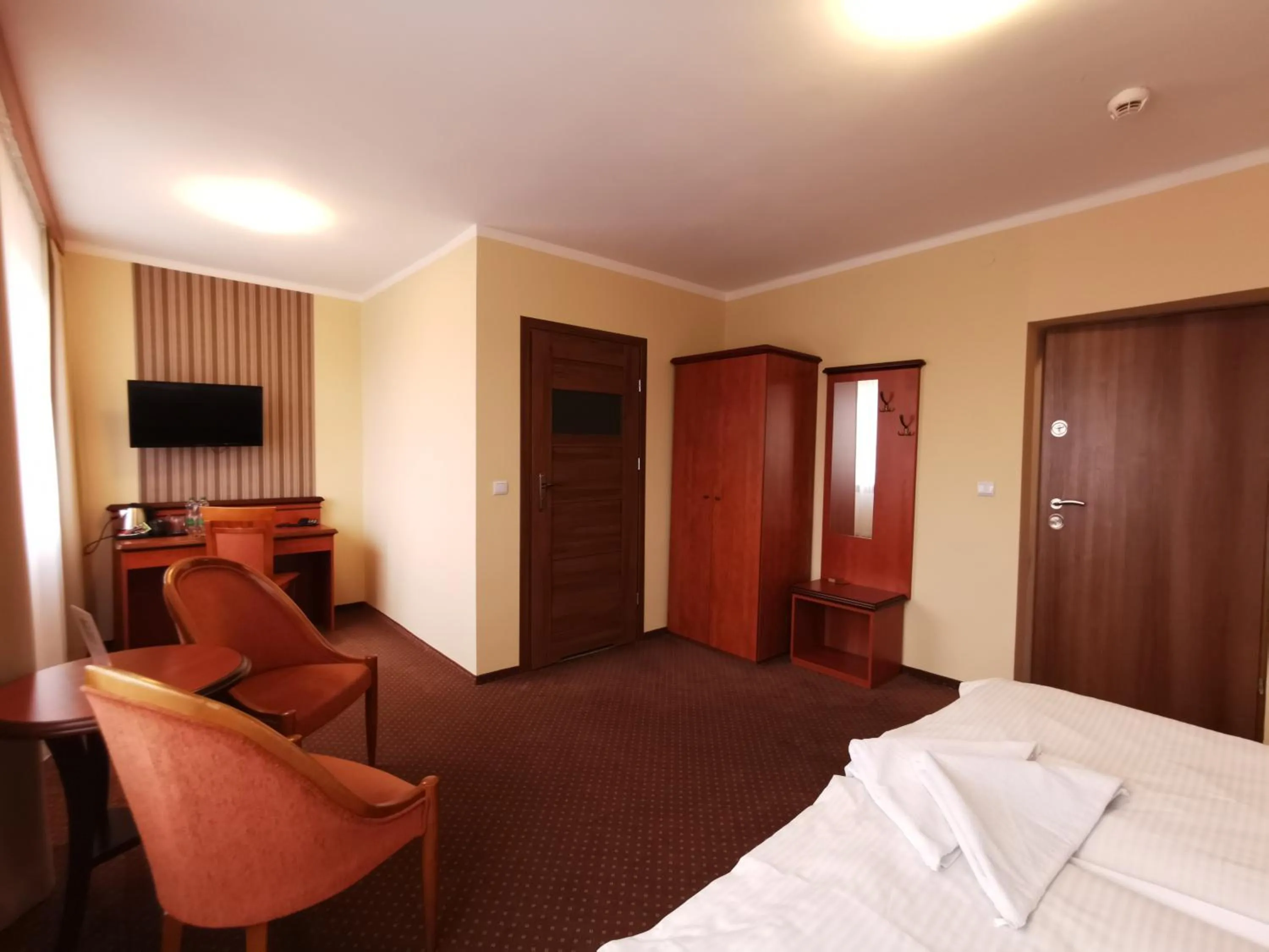 Seating area, Bed in Załęże