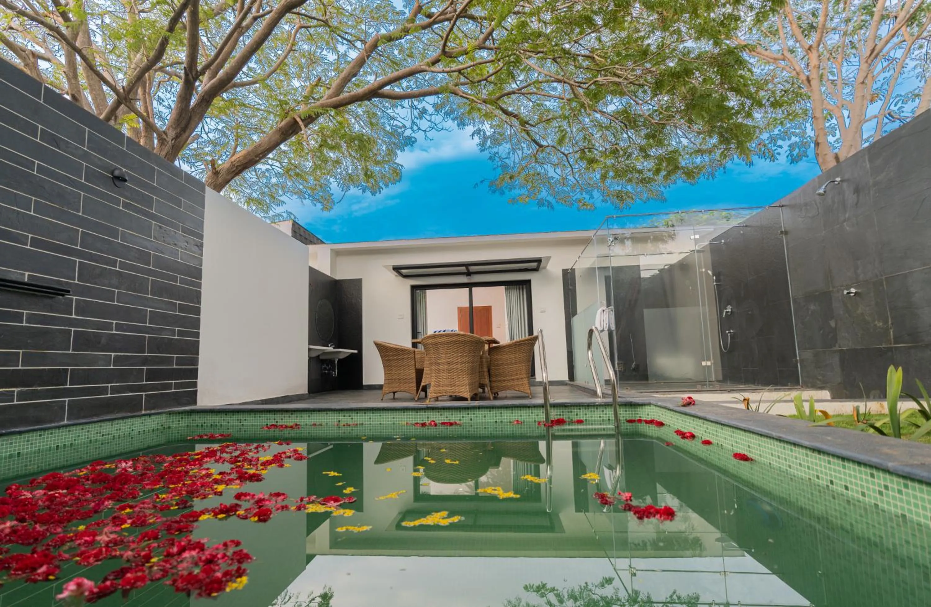 Pool view in DARZA LUXURY RESORTs