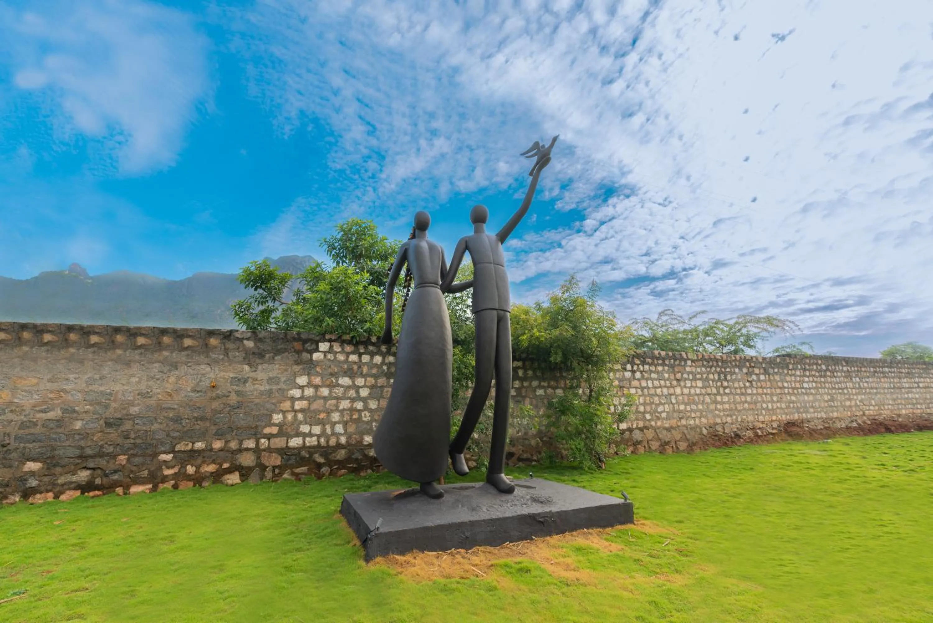 Garden view in DARZA LUXURY RESORTs