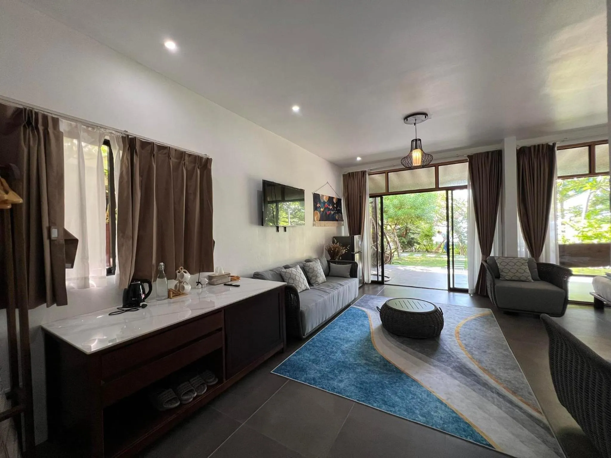 Bed in Infinity Diving Resort and Residences