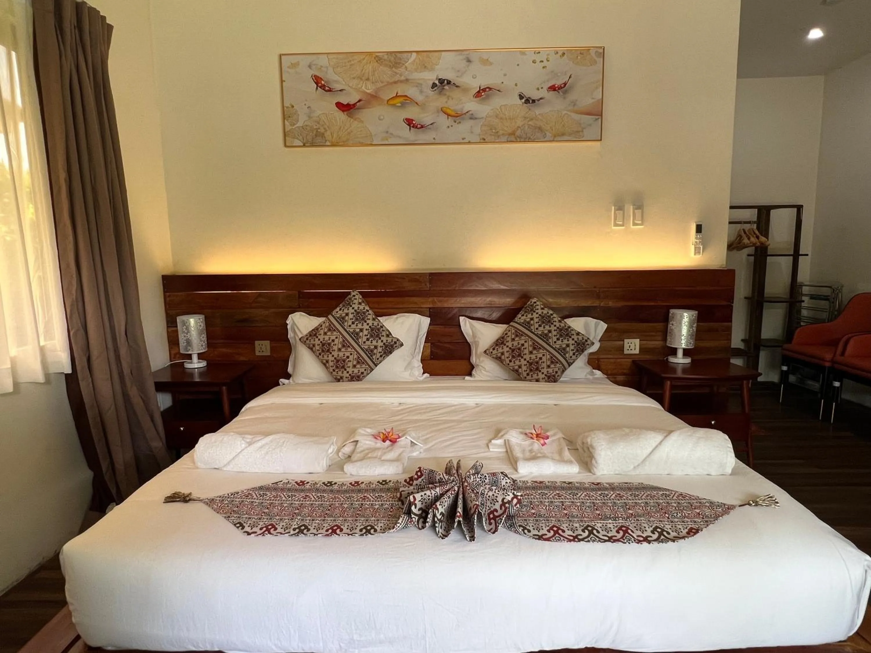 Bed in Infinity Diving Resort and Residences