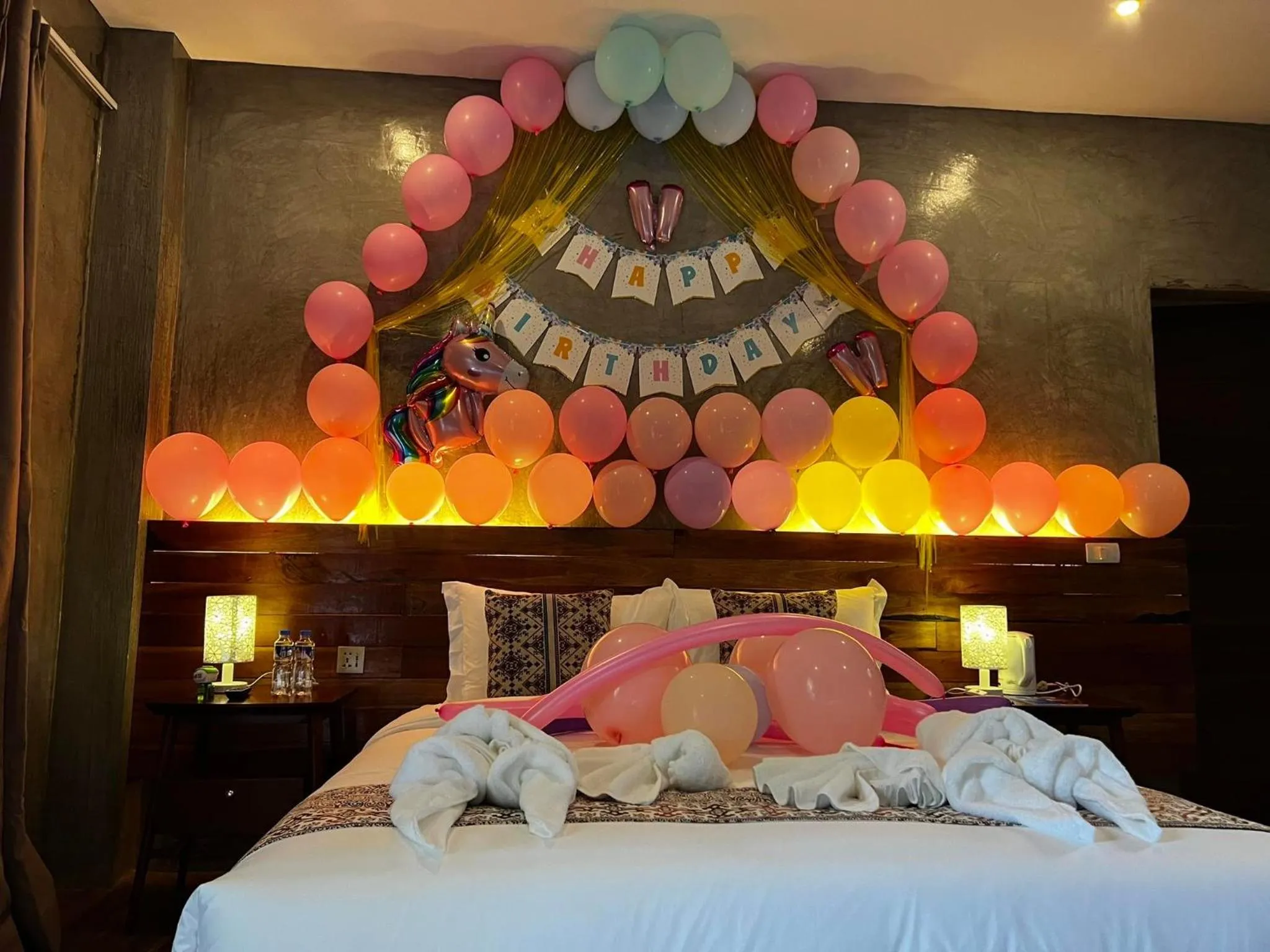 Bed in Infinity Diving Resort and Residences