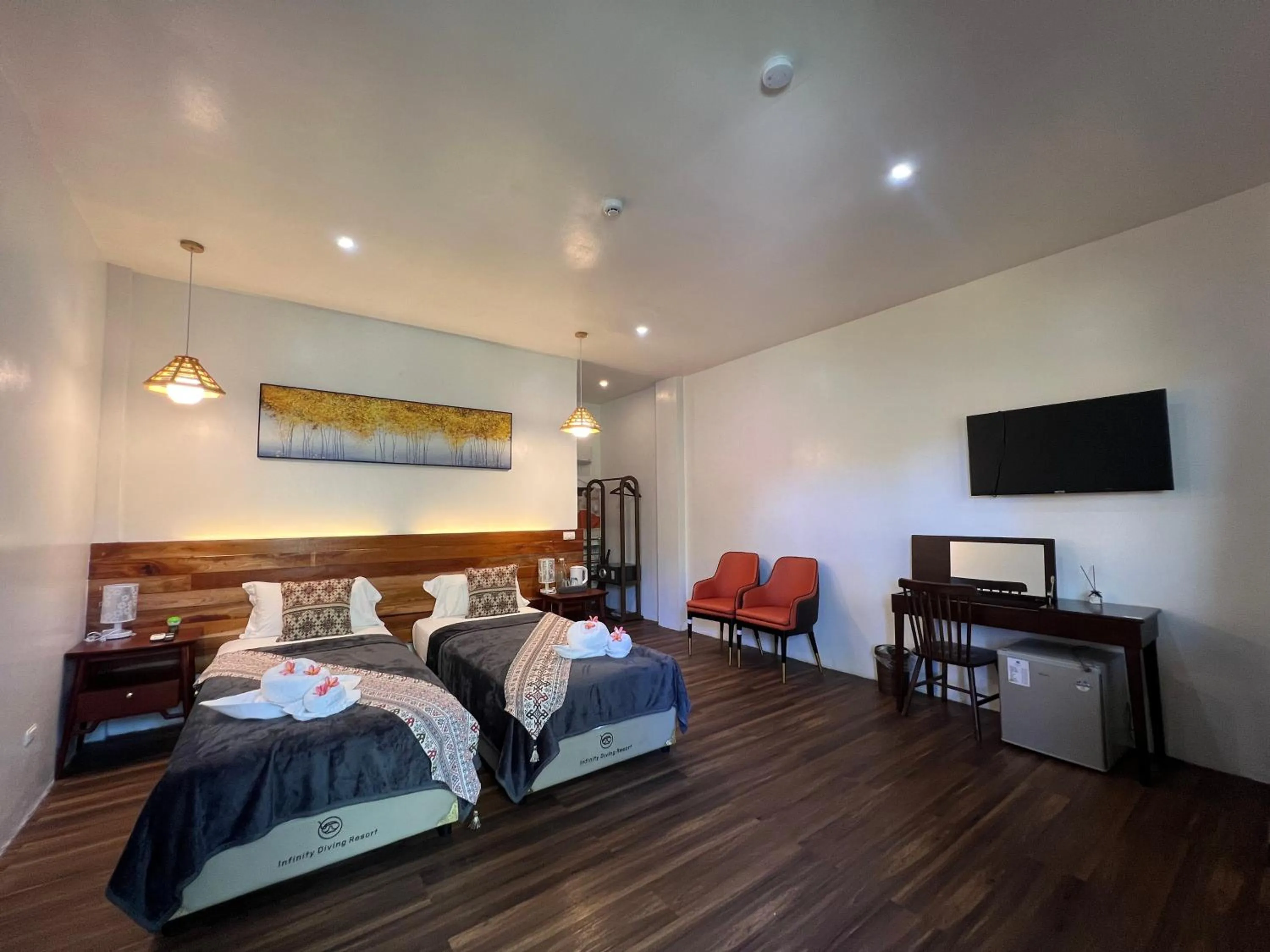 Bed in Infinity Diving Resort and Residences