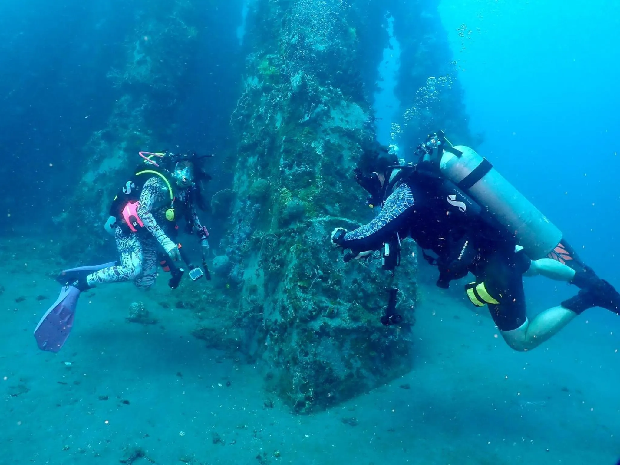 People in Infinity Diving Resort and Residences