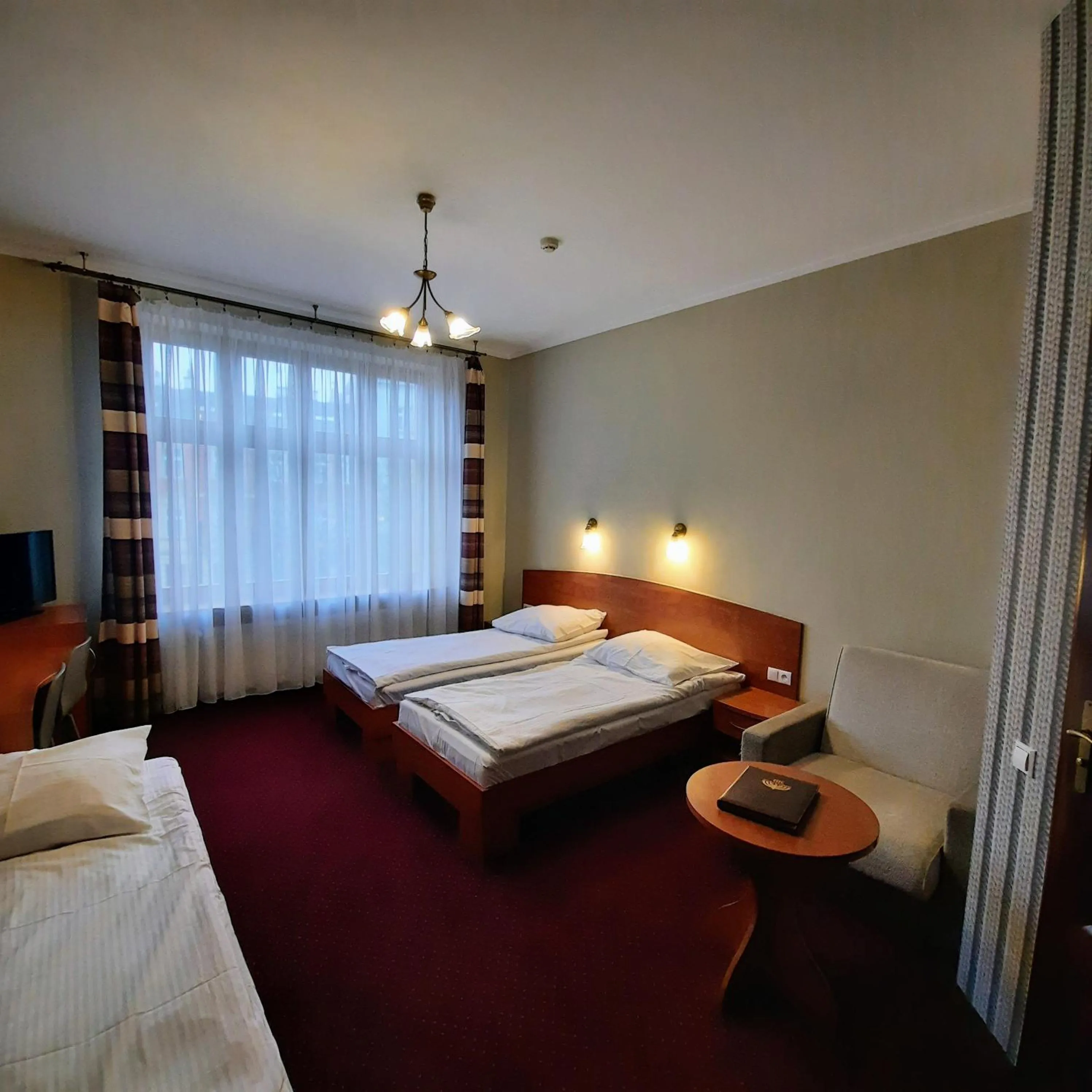 Bed in Hotel Kazimierz II
