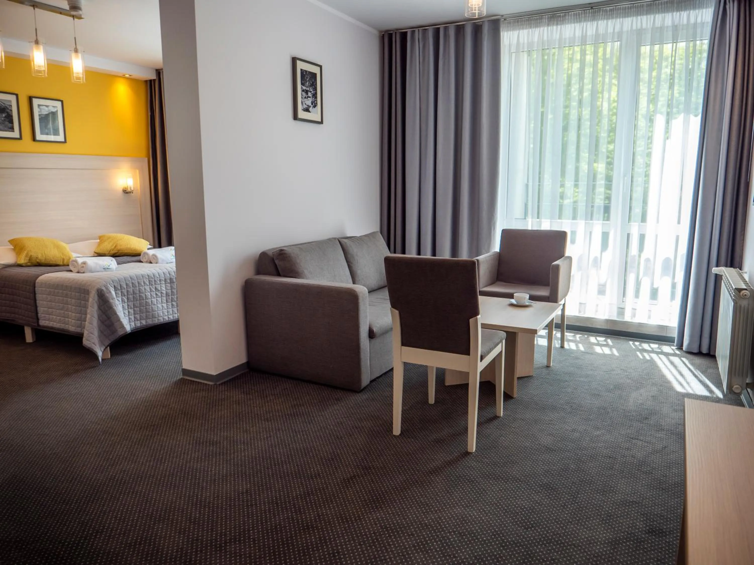 View (from property/room), Bed in Kolejarz Natura Tour