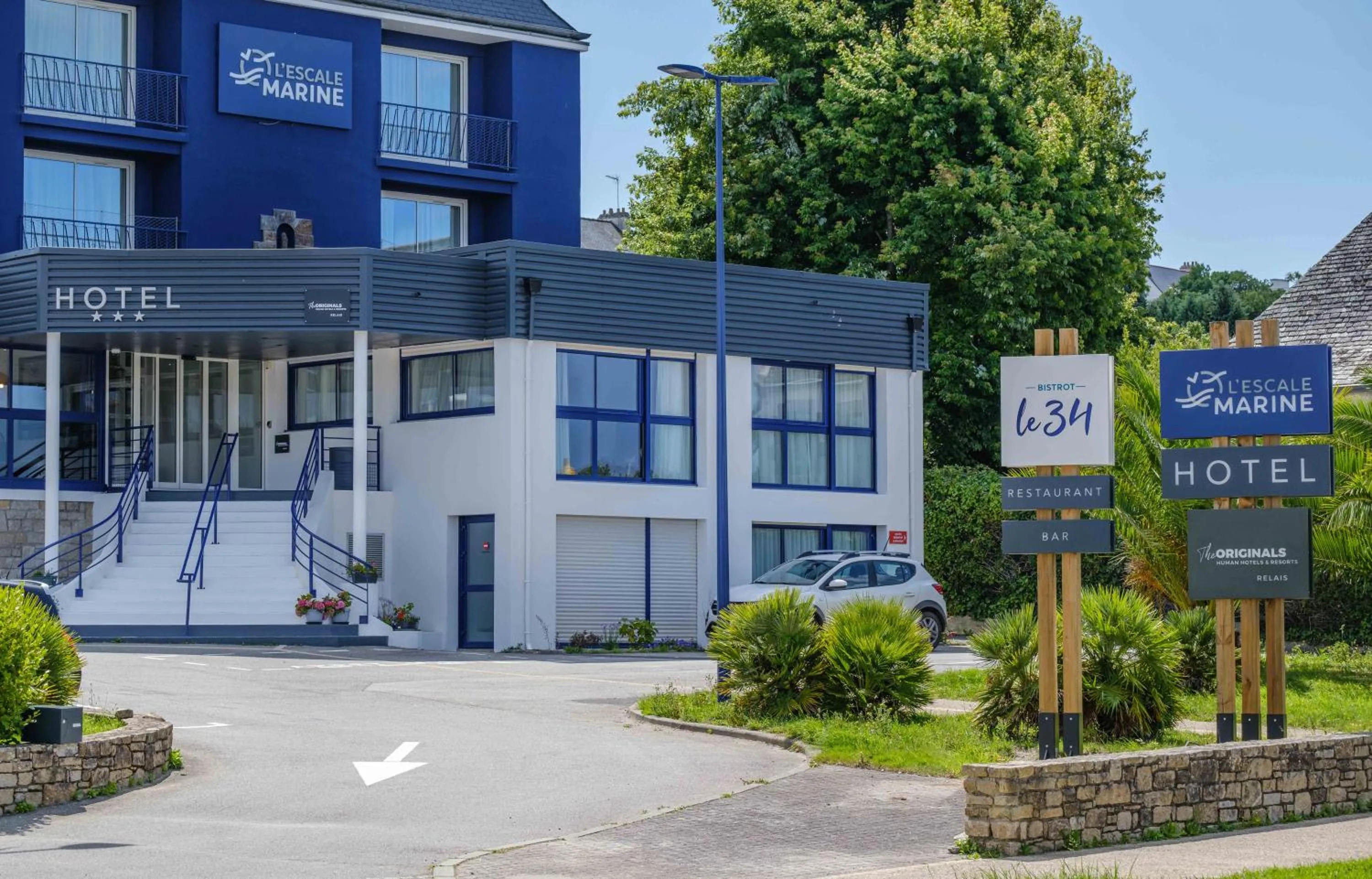 Property building in L'Escale Marine, The Originals Relais