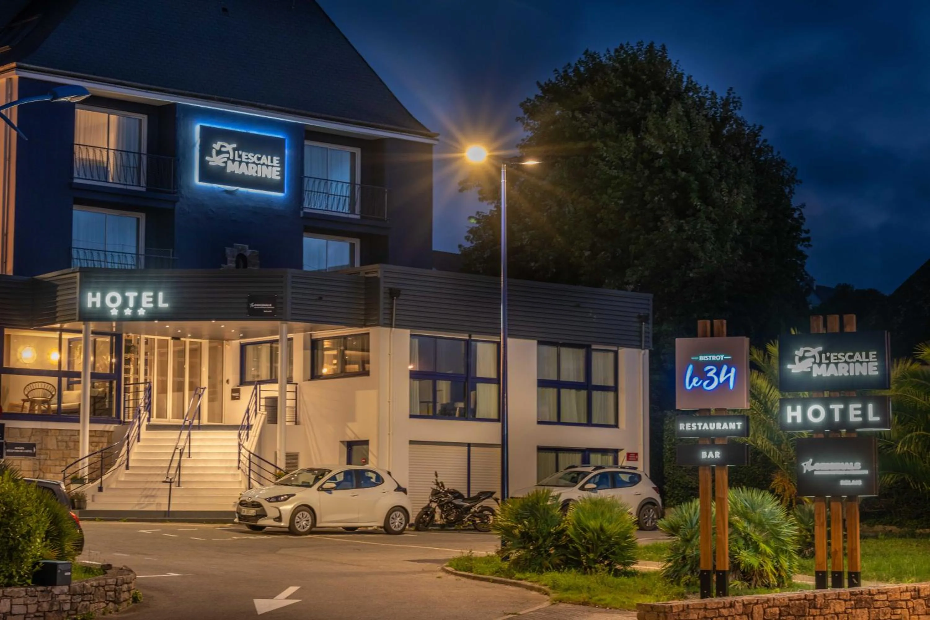 Property building in L'Escale Marine, The Originals Relais