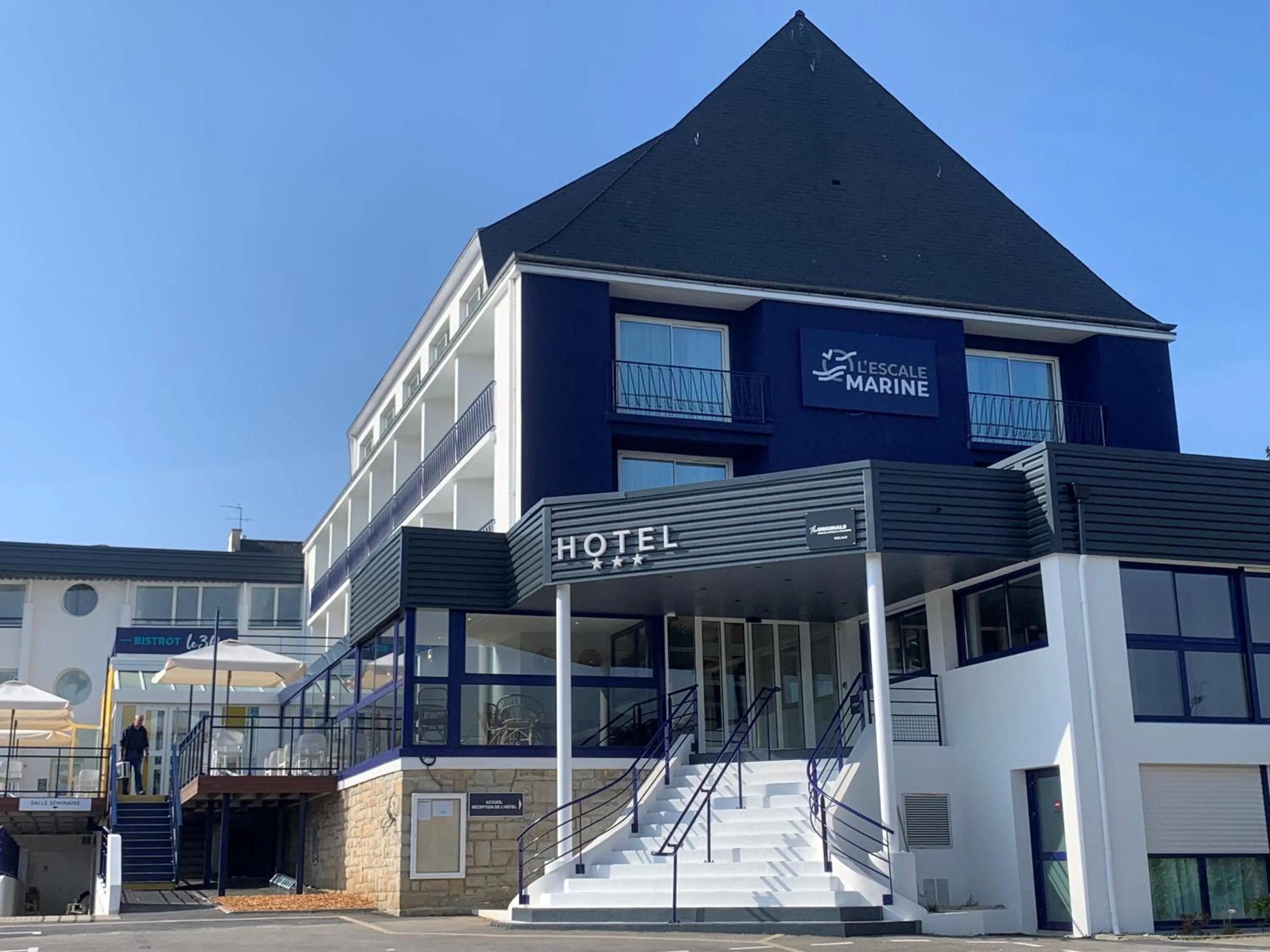 Property building in L'Escale Marine, The Originals Relais