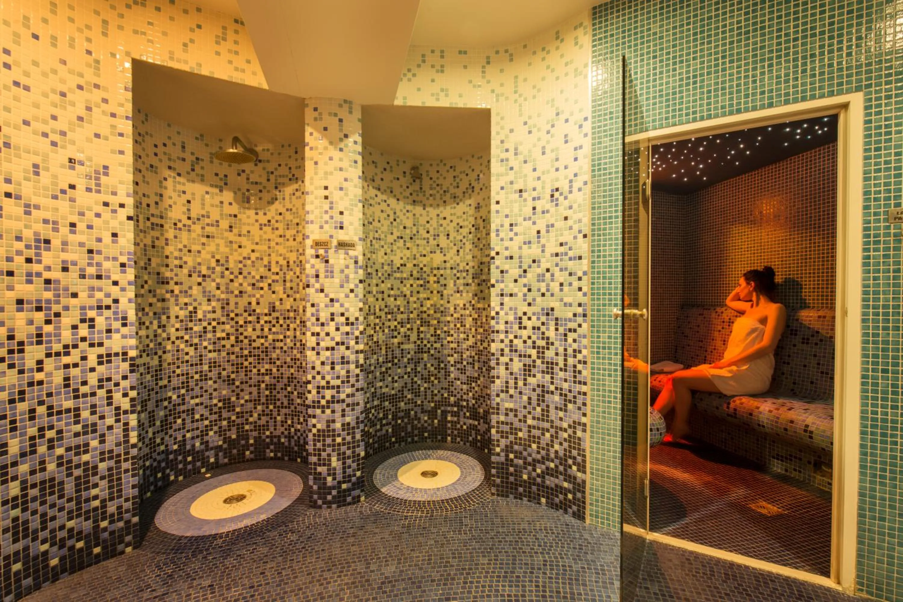 Steam room in ibis Styles Warszawa West