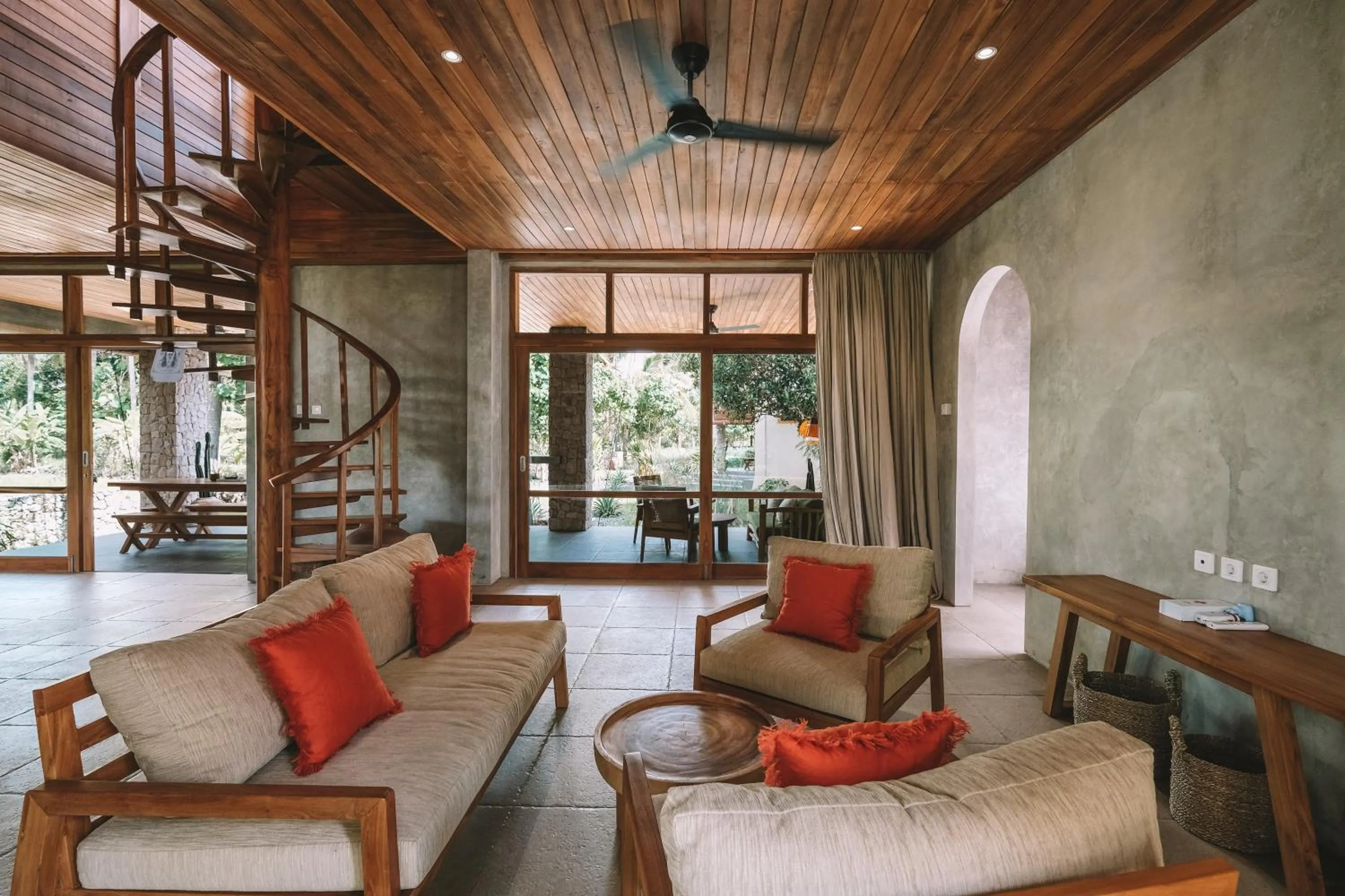 Living room in Diamond Beach Villas