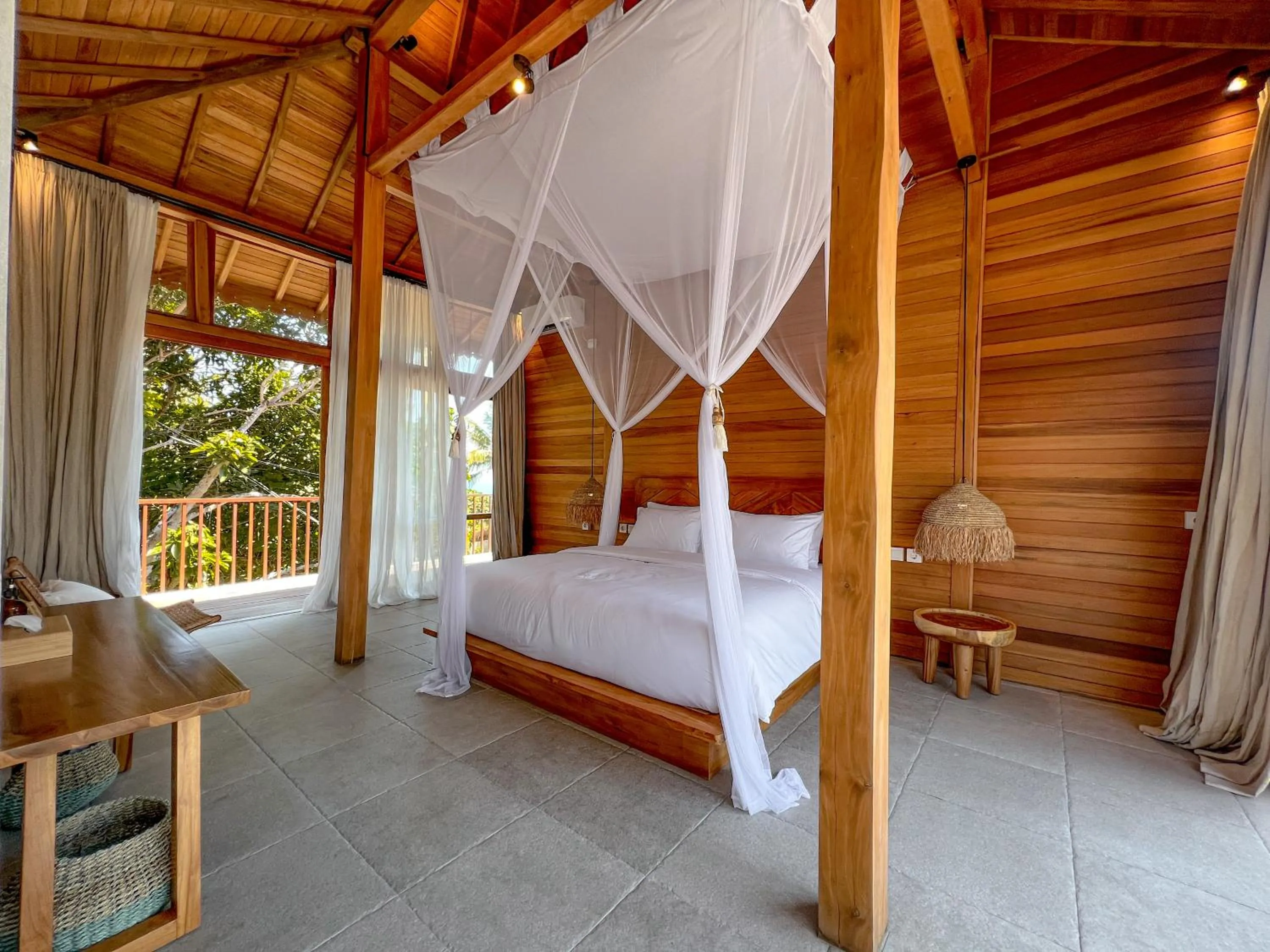 Bed in Diamond Beach Villas