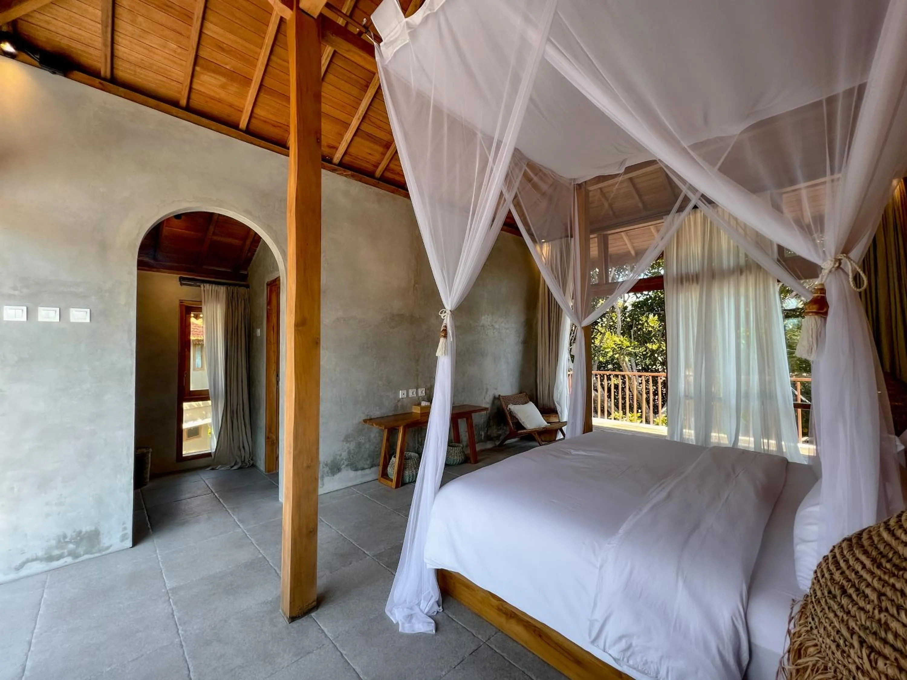 Bed in Diamond Beach Villas