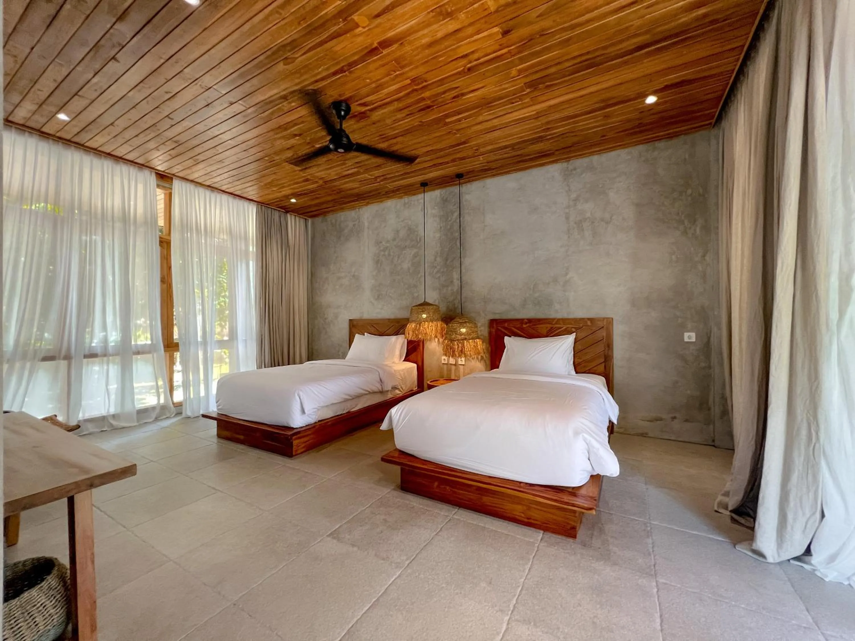 Bed in Diamond Beach Villas