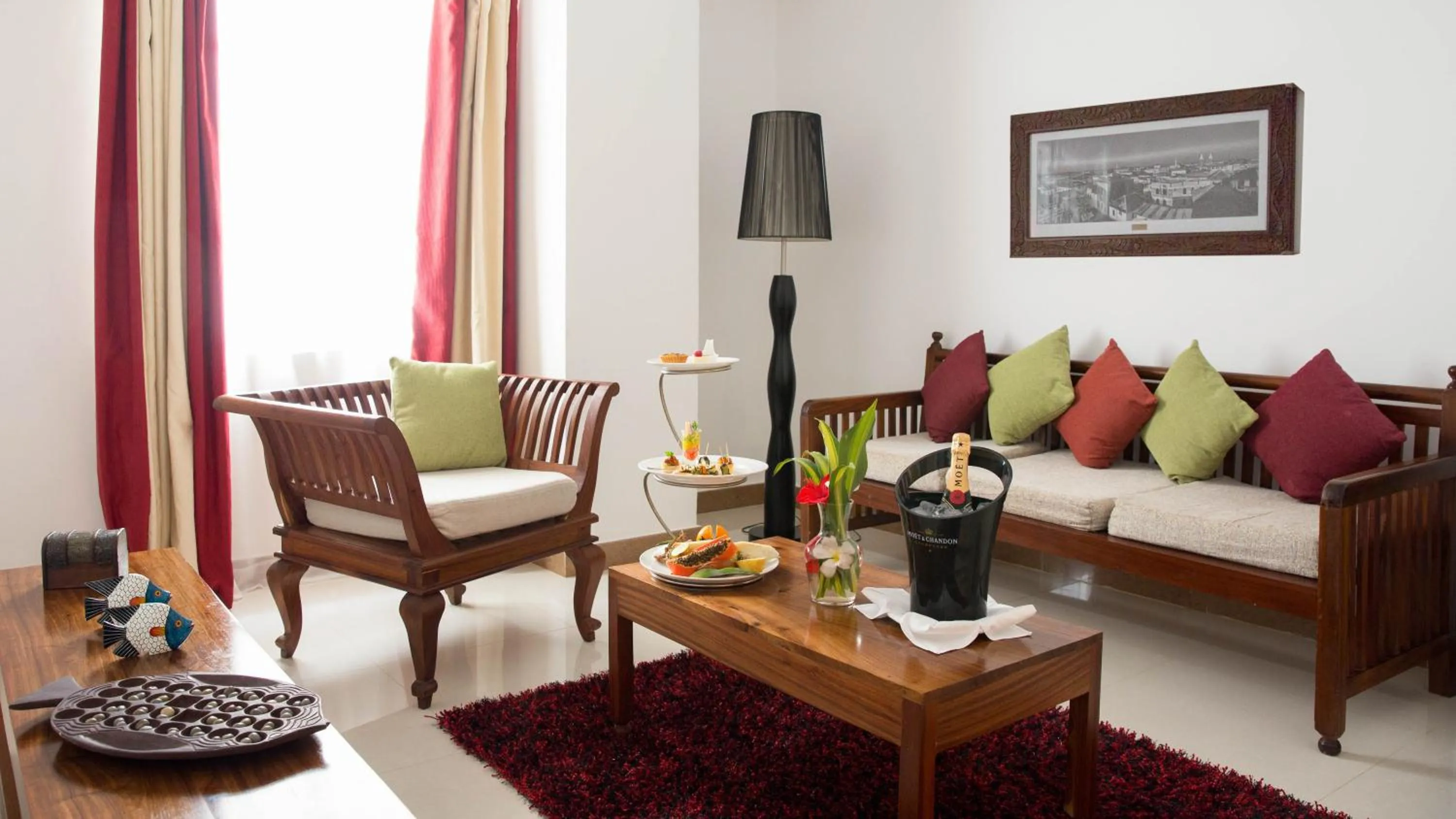 Living room in Turaco Spice Tree, a Tribute Portfolio Hotel