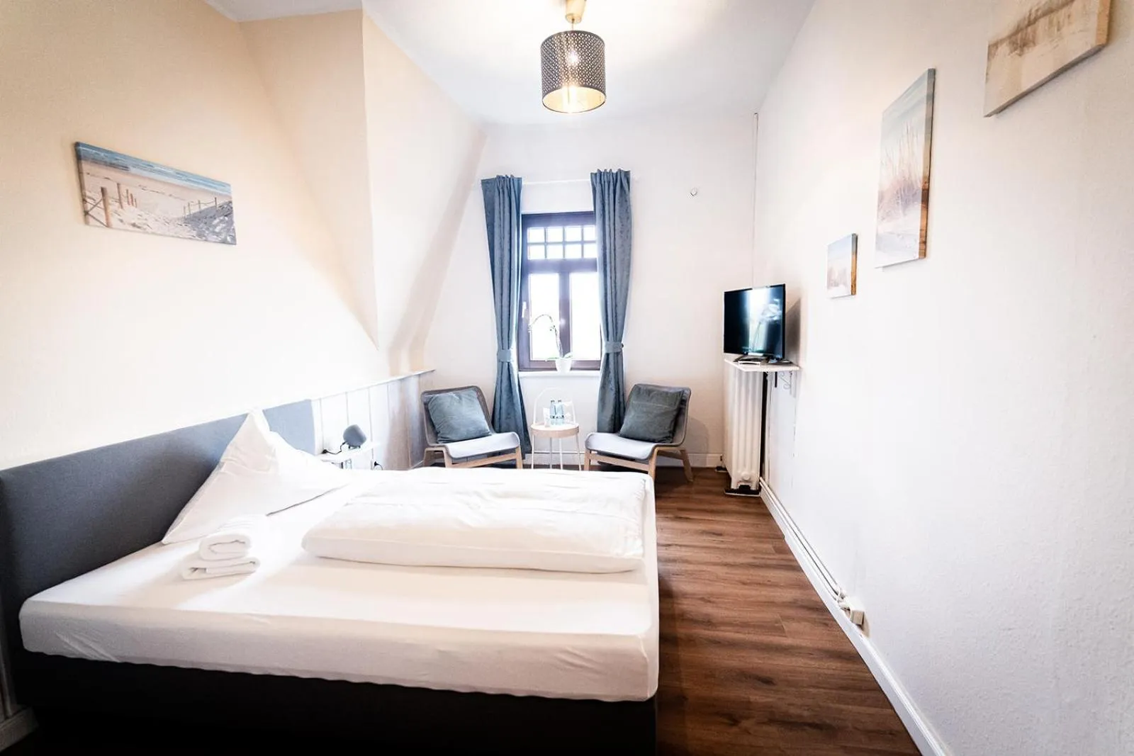 Photo of the whole room, Bed in Fährhaus Kirschenland