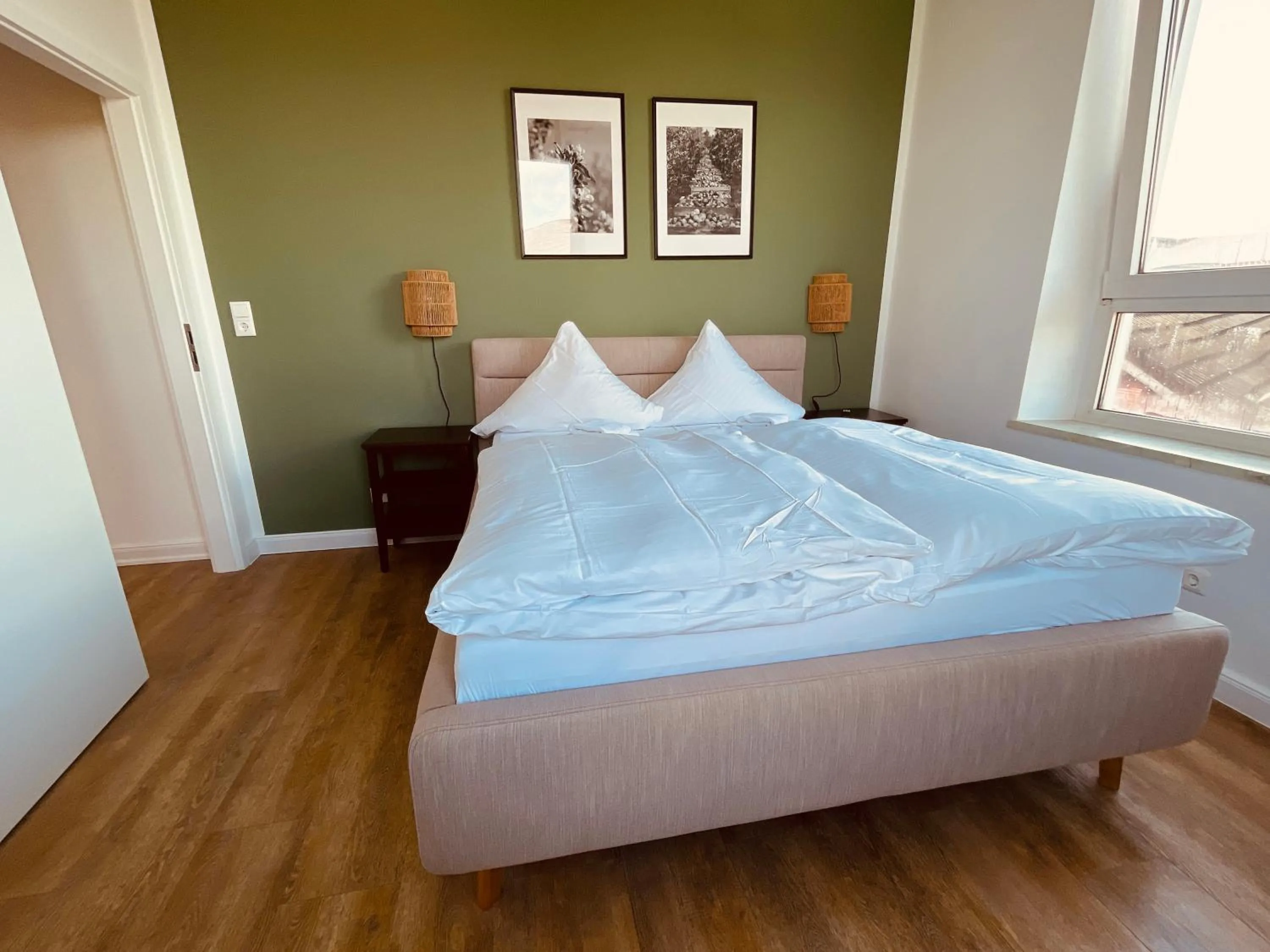 Bed in Fährhaus Kirschenland