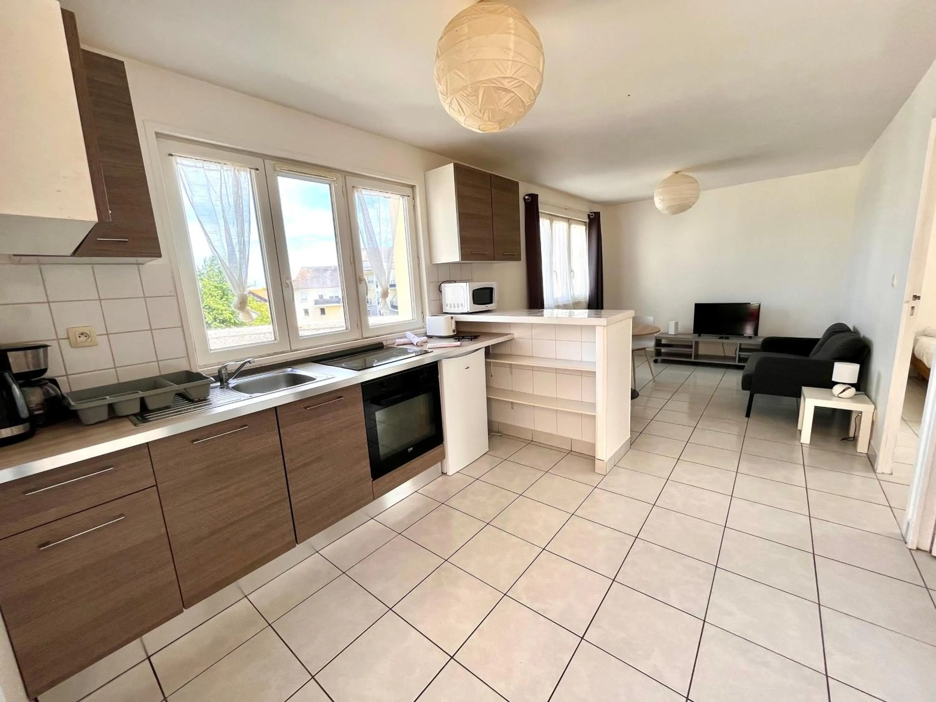 Kitchen or kitchenette in Bienvenue chez vous, Déplacement Pro