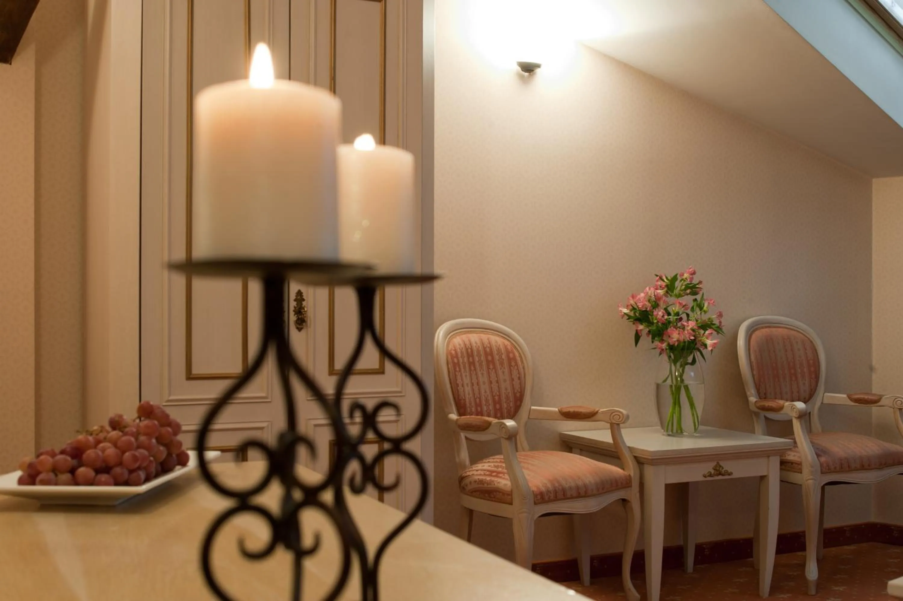 Seating area in Great Polonia Kraków Old Town