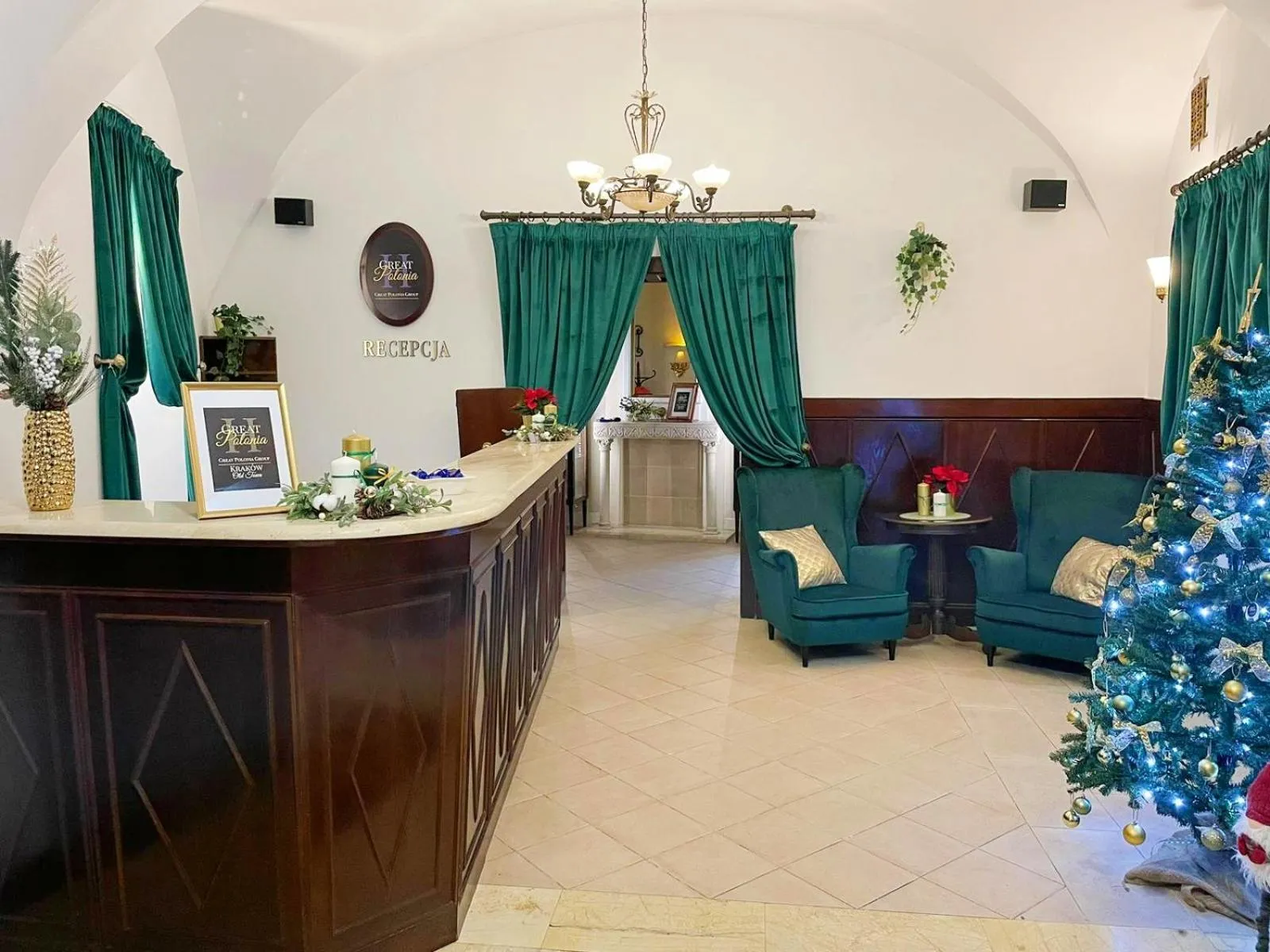 Lobby or reception in Great Polonia Kraków Old Town