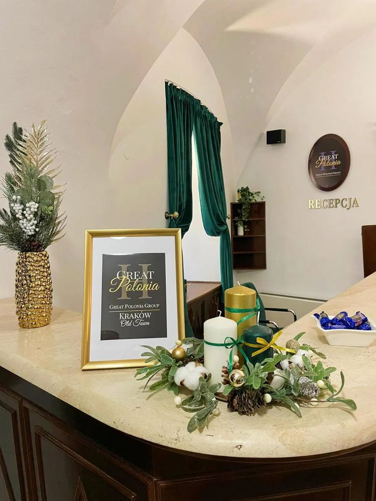 Lobby or reception in Great Polonia Kraków Old Town