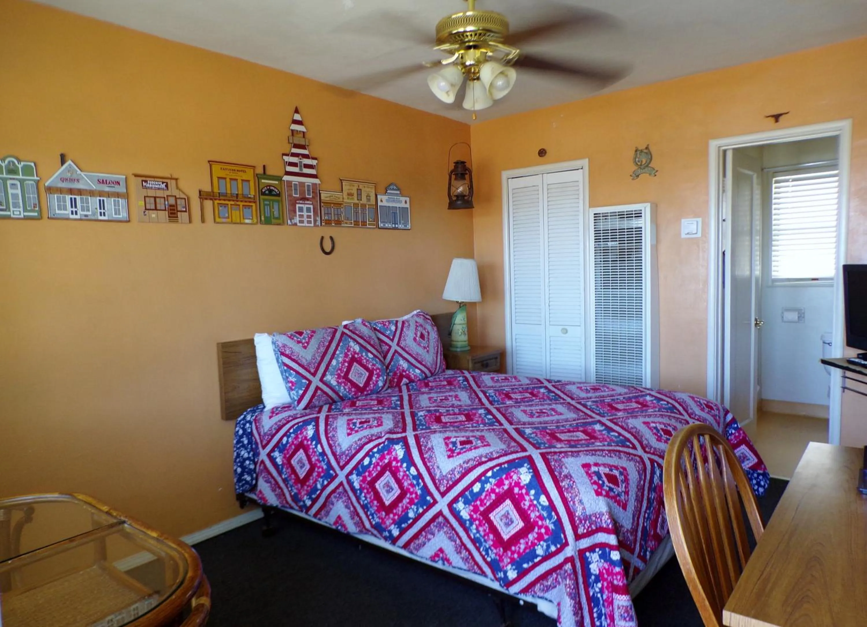 Bed in Cypress Tree Motel