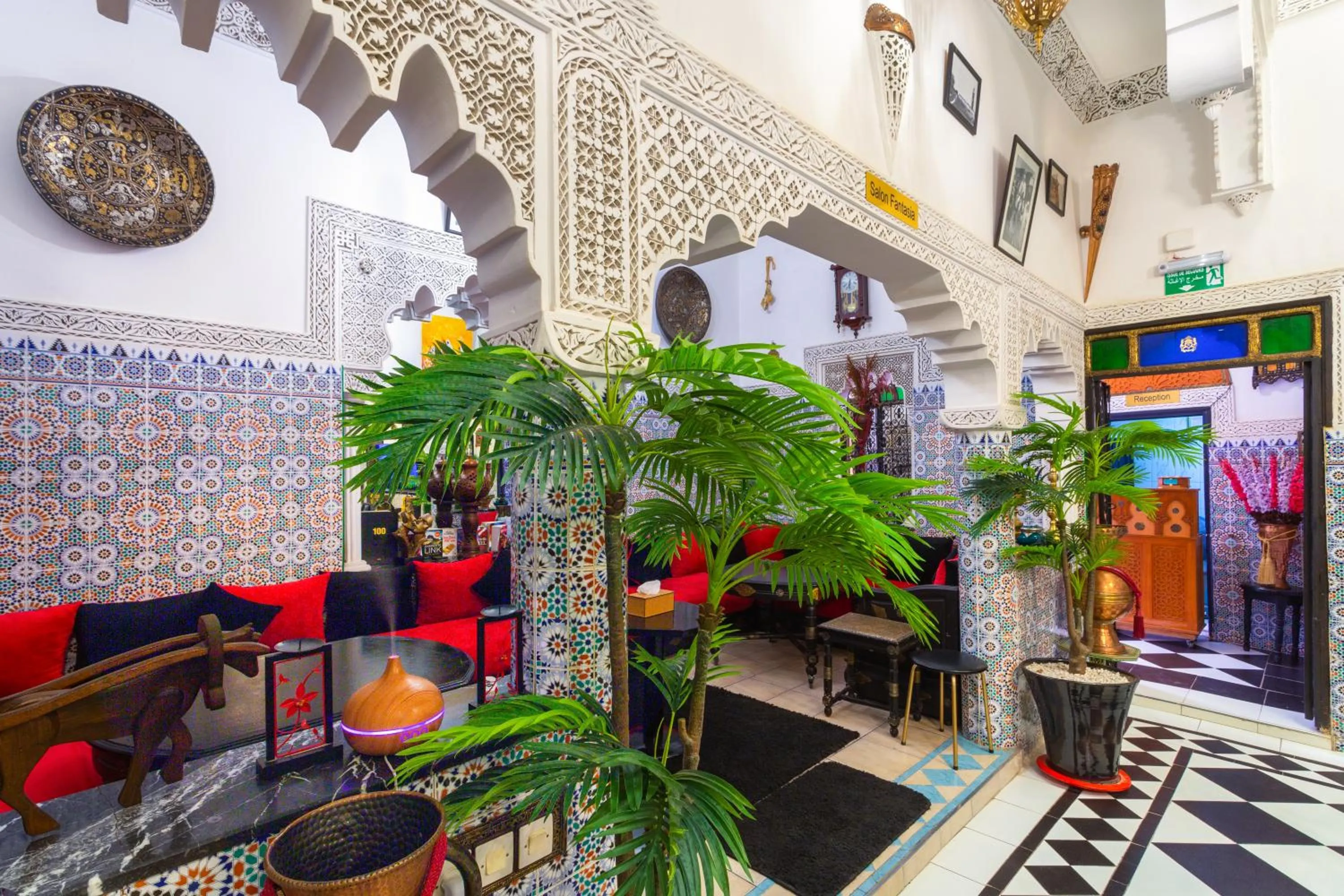Seating area in Riad La Porte d'Or & SPA