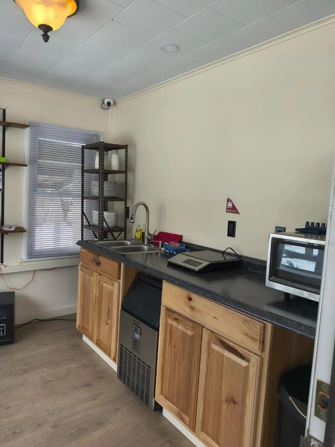 Communal kitchen in The Ashley