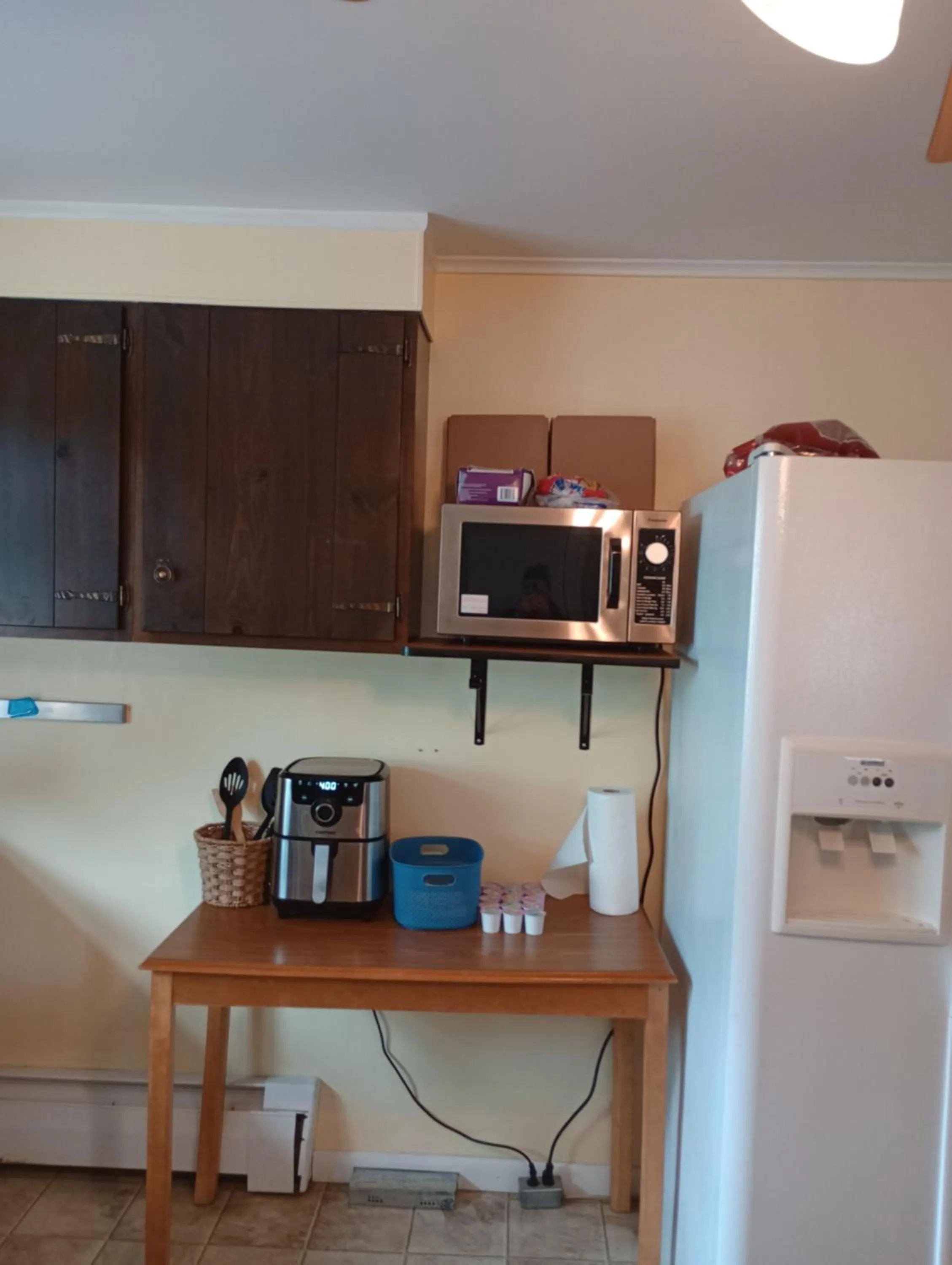 Communal kitchen in The Ashley