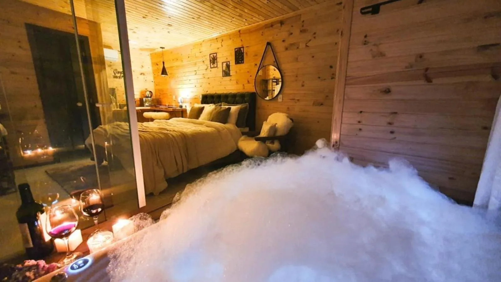 Bedroom, Bed in Cabana Brisa Serrana - Urubici-SC