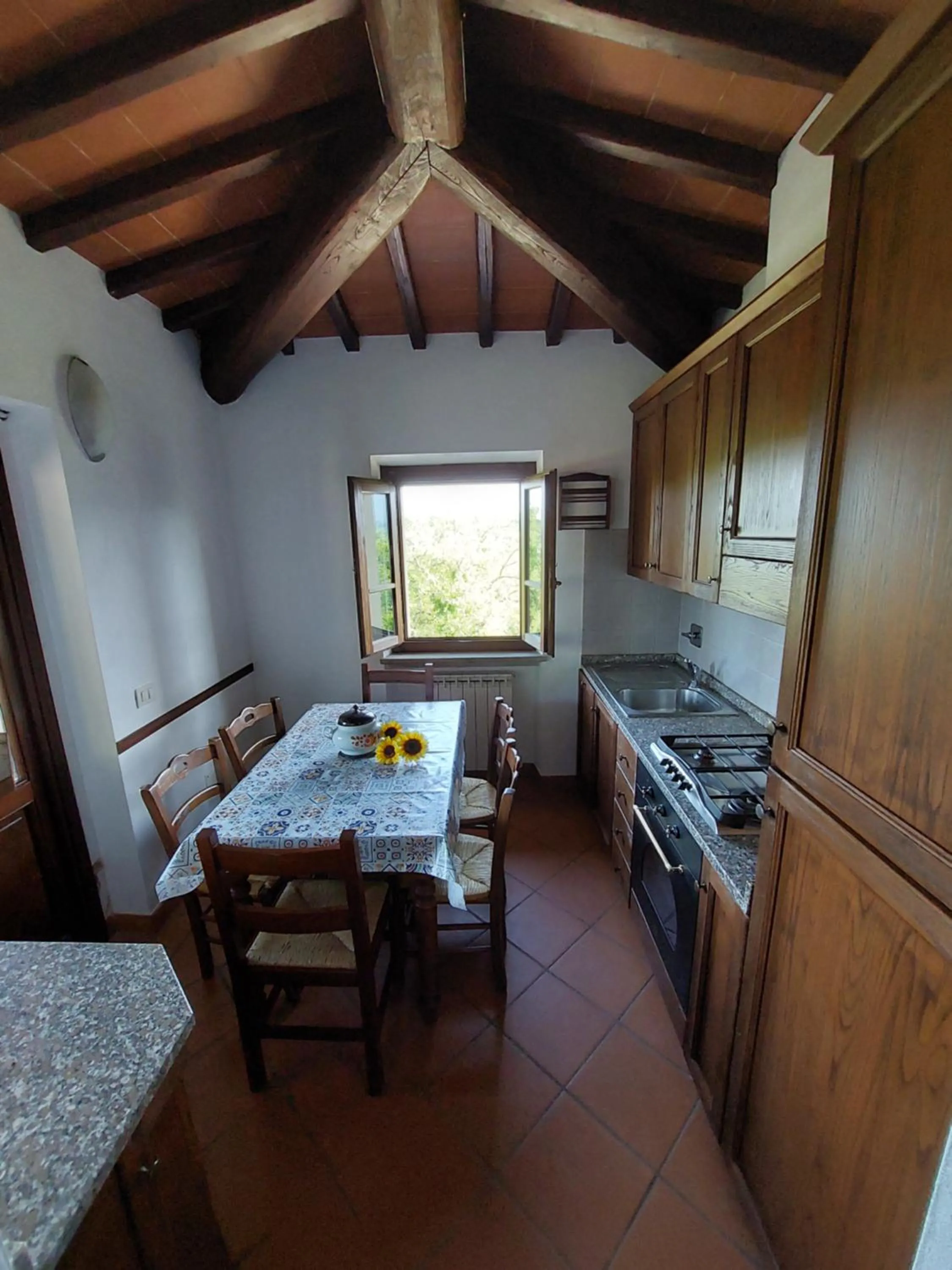 kitchen in Il Castellaccio di Figline