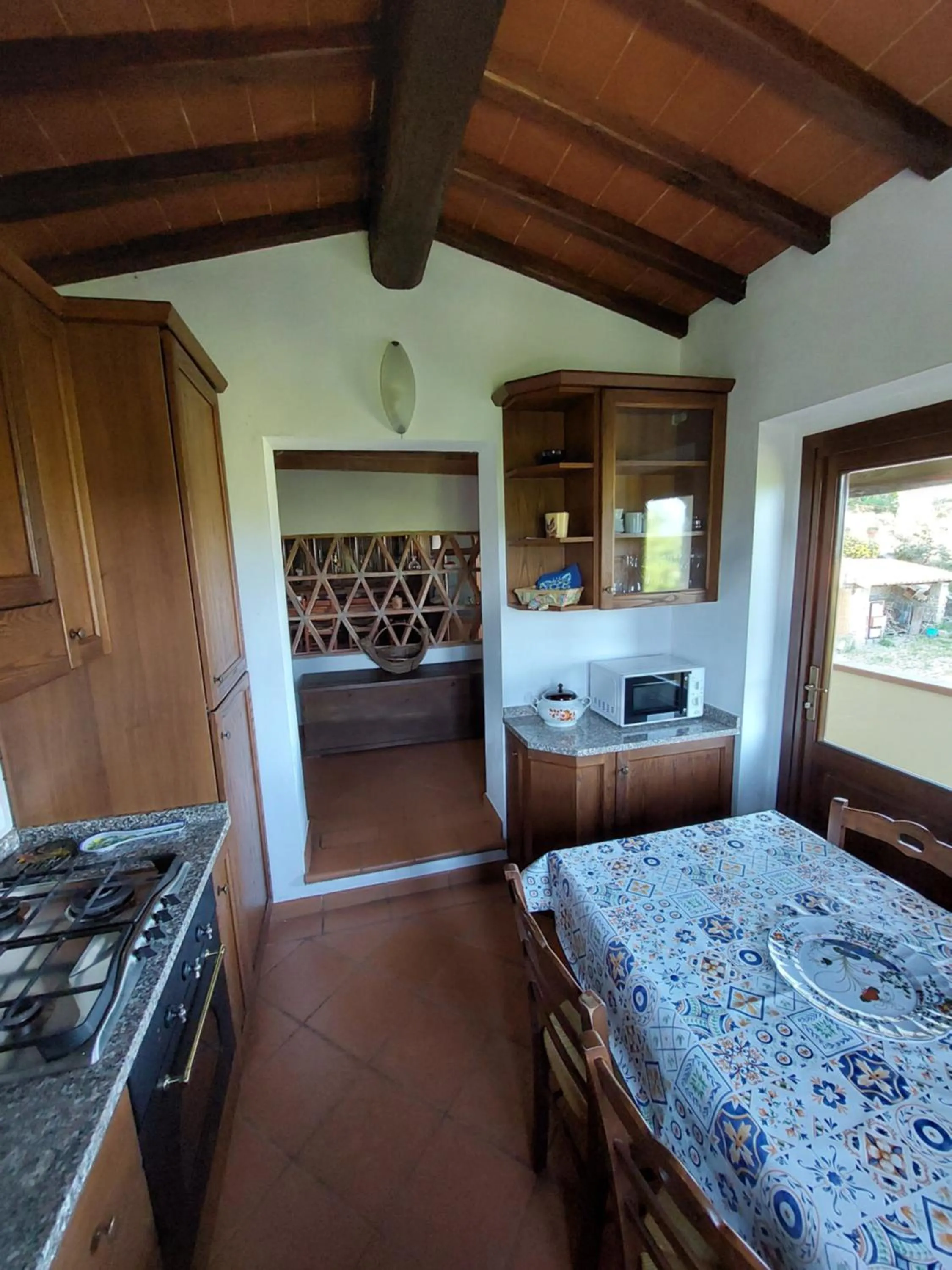 kitchen in Il Castellaccio di Figline
