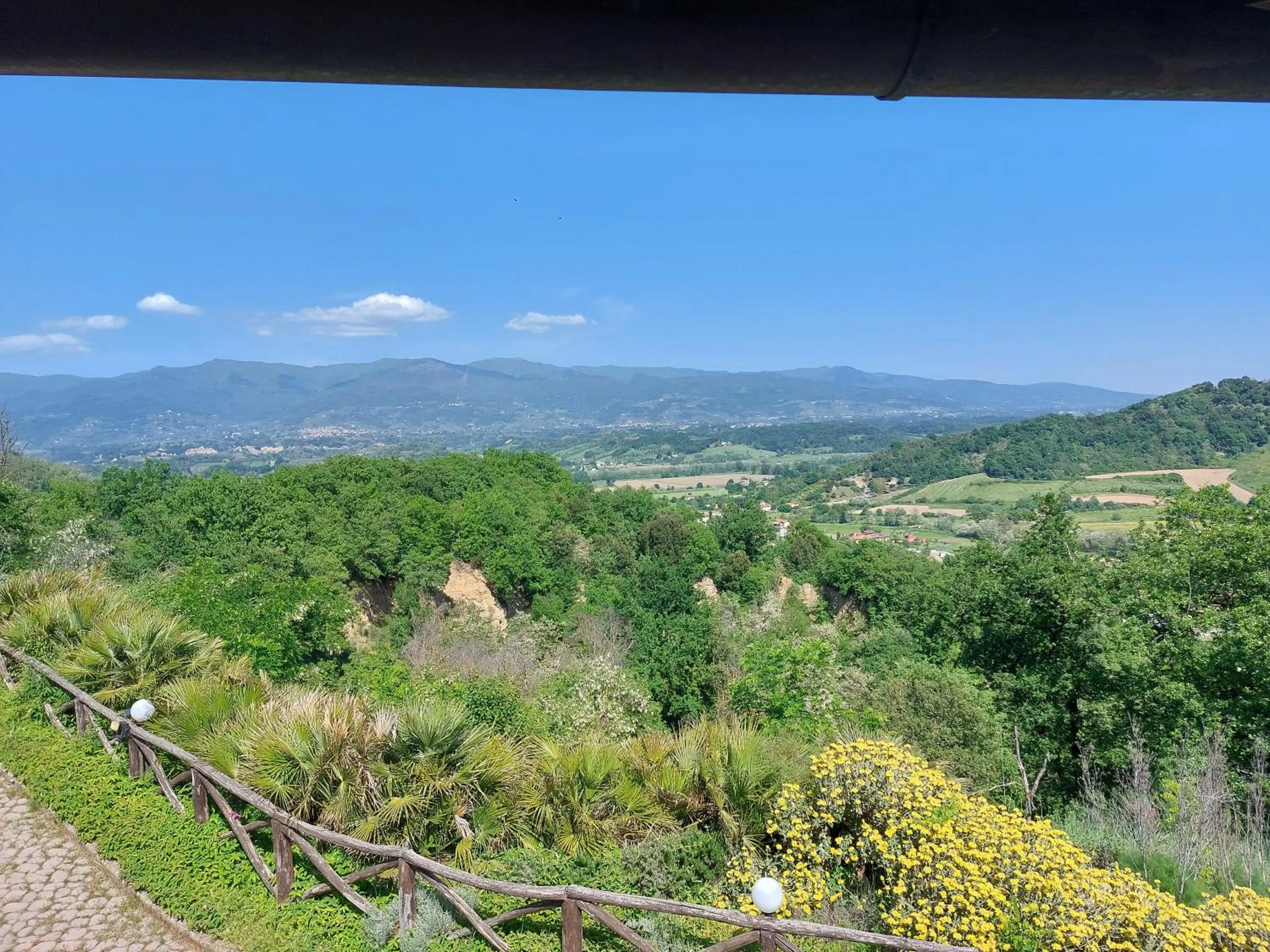 View (from property/room) in Il Castellaccio di Figline