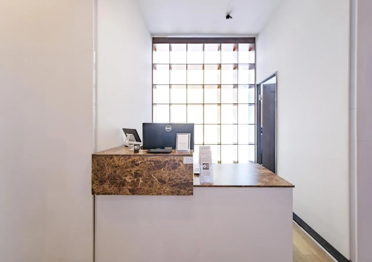 Lobby or reception in Hostel JAZ